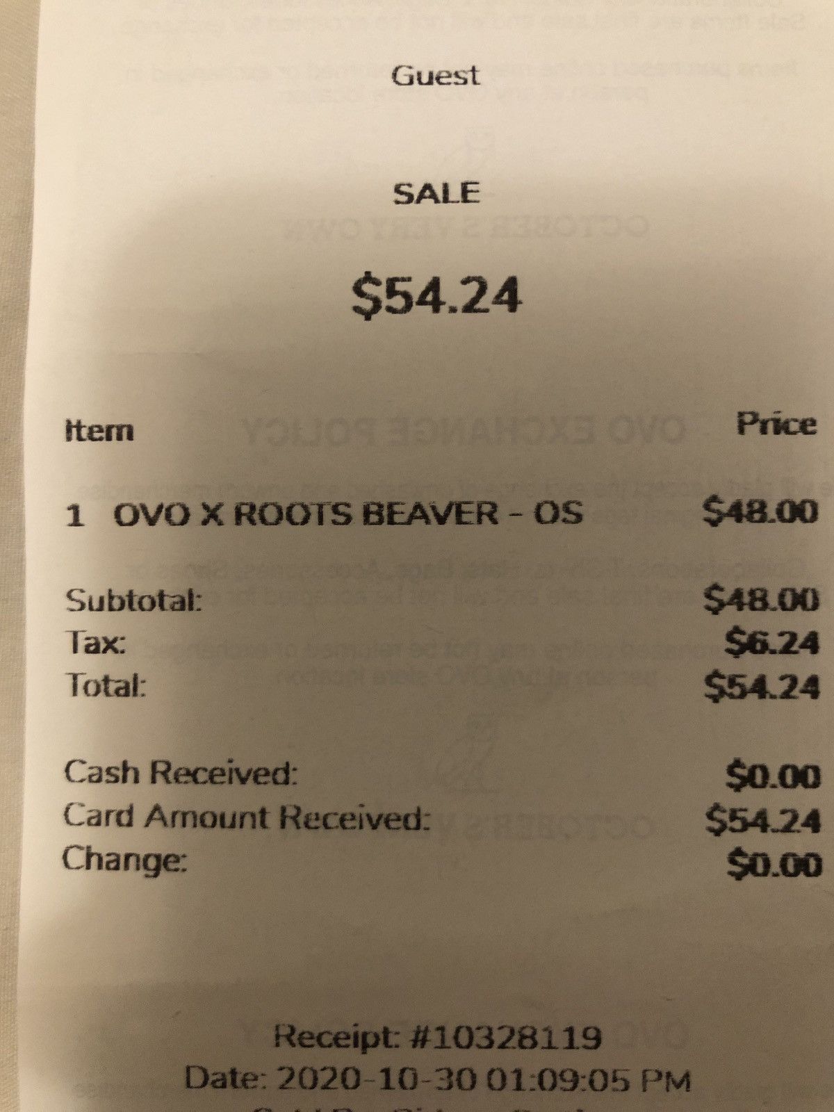 Drake OVO X ROOTS BEAVER SOLD OUT Size ONE SIZE - 5 Thumbnail