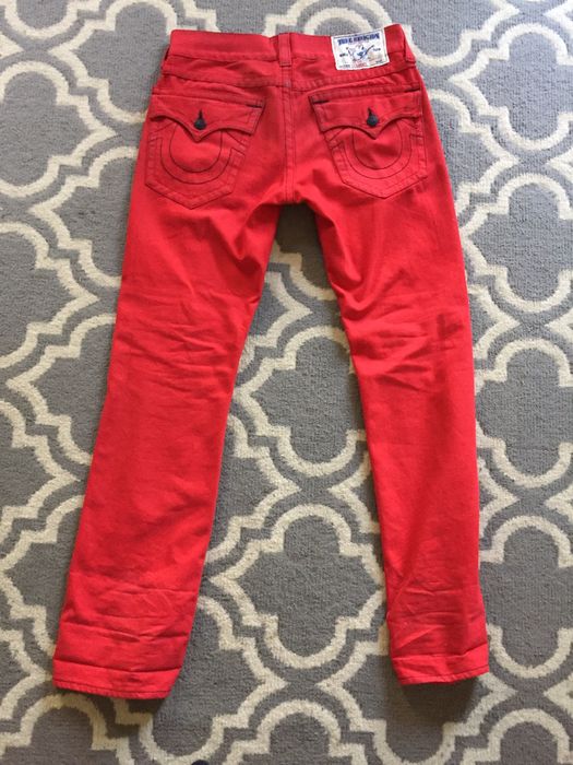 true religion jeans for men red