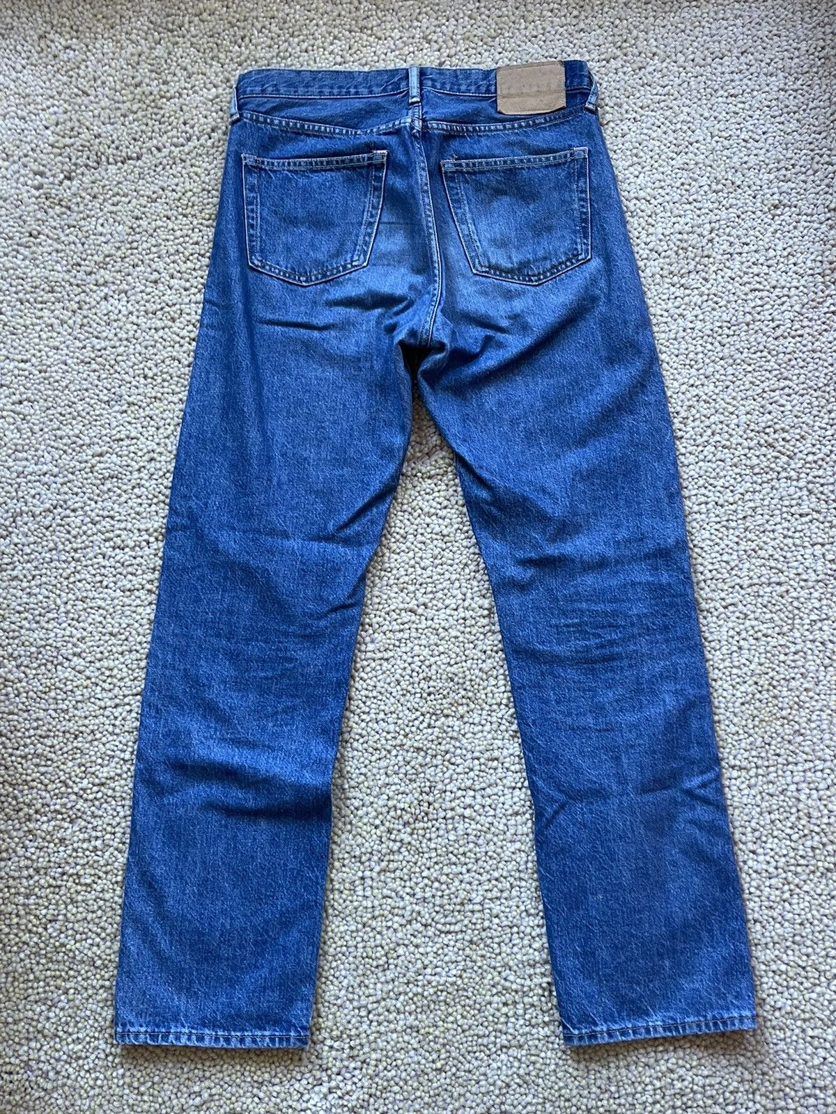 Acne Studios Acne Studios 1996 Dark Blue Trash FW18 Size US 31 - 4 Thumbnail