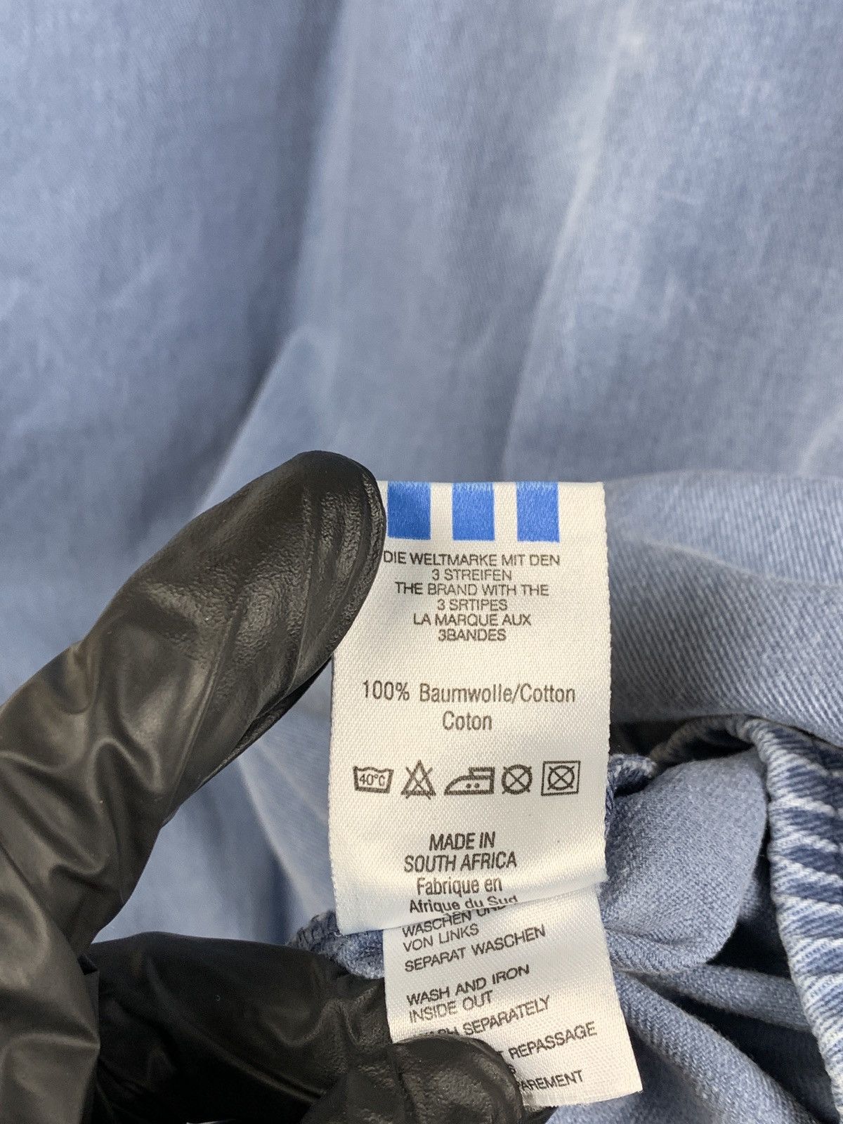 Adidas 90s Vintage Adidas Blue Zip Pullover Sweatshirt Size US L / EU 52-54 / 3 - 18 Thumbnail