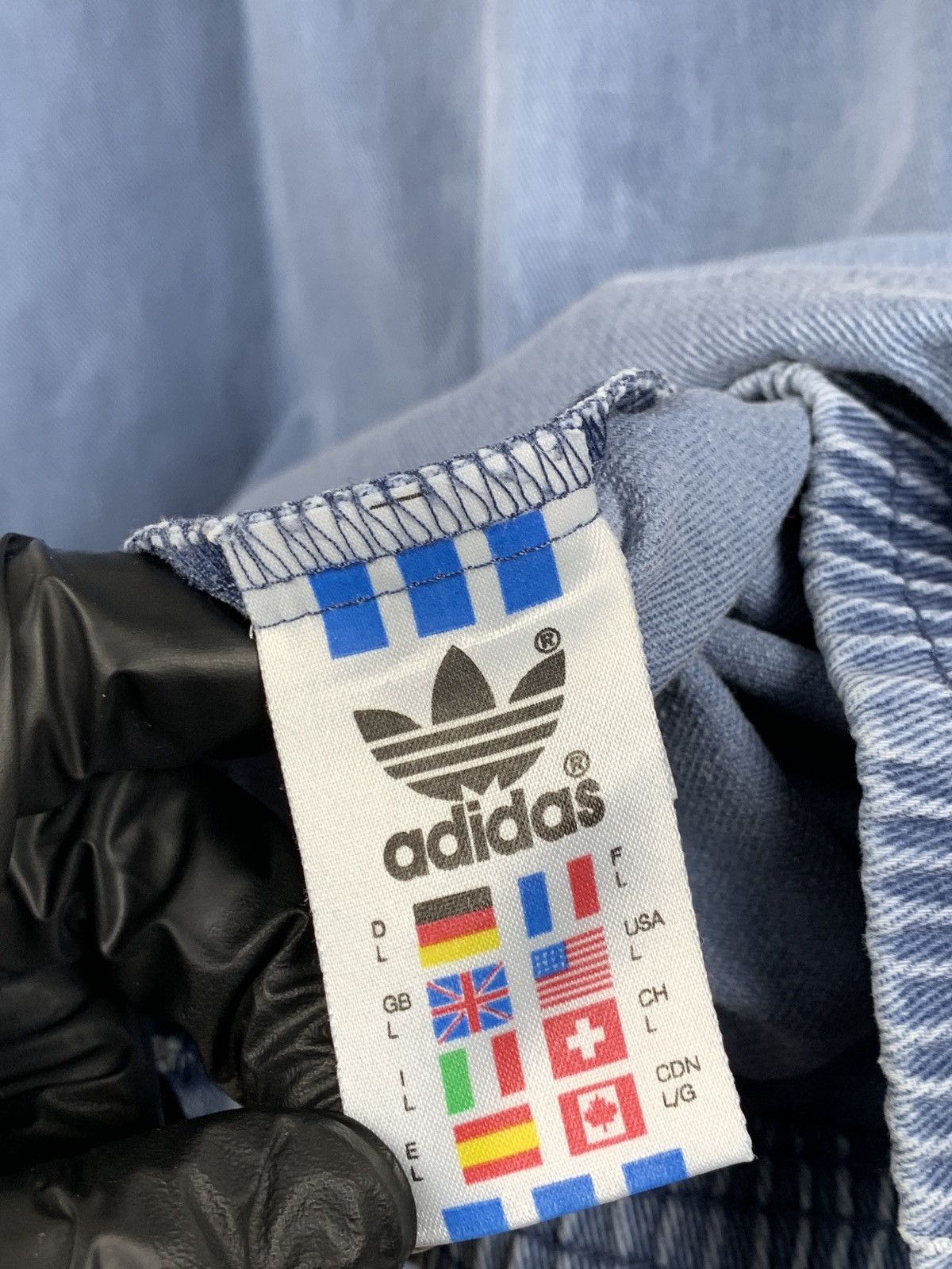 Adidas 90s Vintage Adidas Blue Zip Pullover Sweatshirt Size US L / EU 52-54 / 3 - 17 Thumbnail