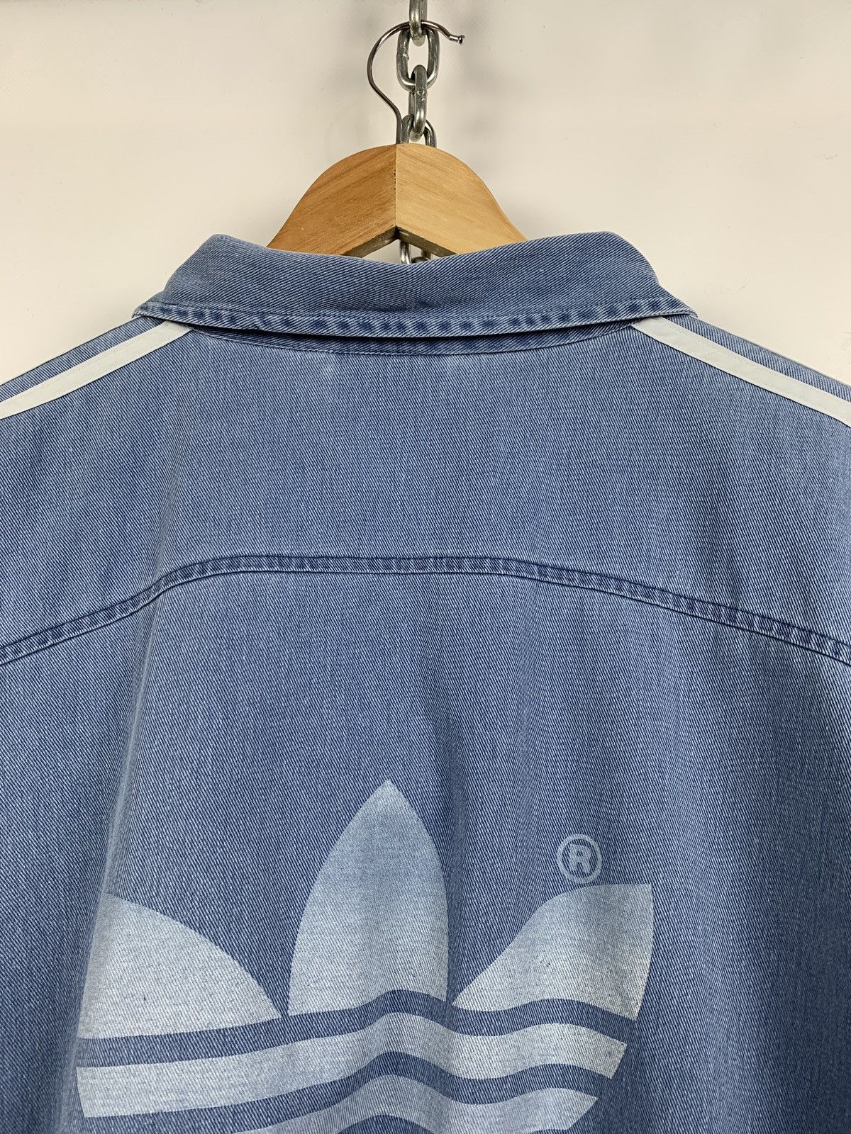 Adidas 90s Vintage Adidas Blue Zip Pullover Sweatshirt Size US L / EU 52-54 / 3 - 12 Thumbnail