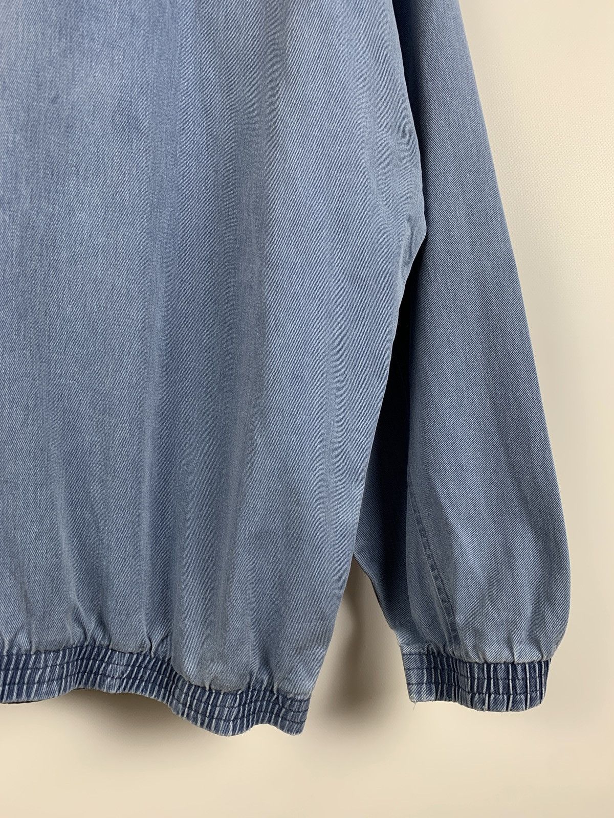 Adidas 90s Vintage Adidas Blue Zip Pullover Sweatshirt Size US L / EU 52-54 / 3 - 7 Thumbnail