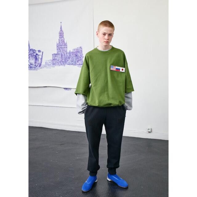 Gosha rubchinskiy green store hoodie