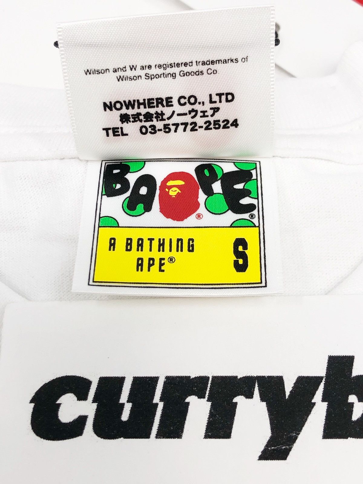 Bape BAPE x Wilson Ape Head Tee White Size US S / EU 44-46 / 1 - 7 Thumbnail