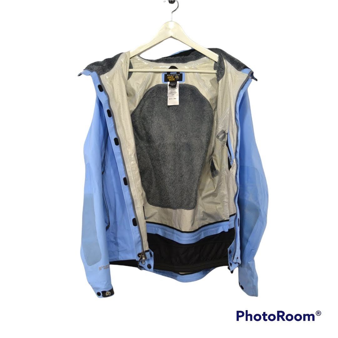 Mountain Hardwear Descent DT Hybrid Fleece Lined Light Blue Ski Jacket L Size L / US 10 / IT 46 - 2 Thumbnail