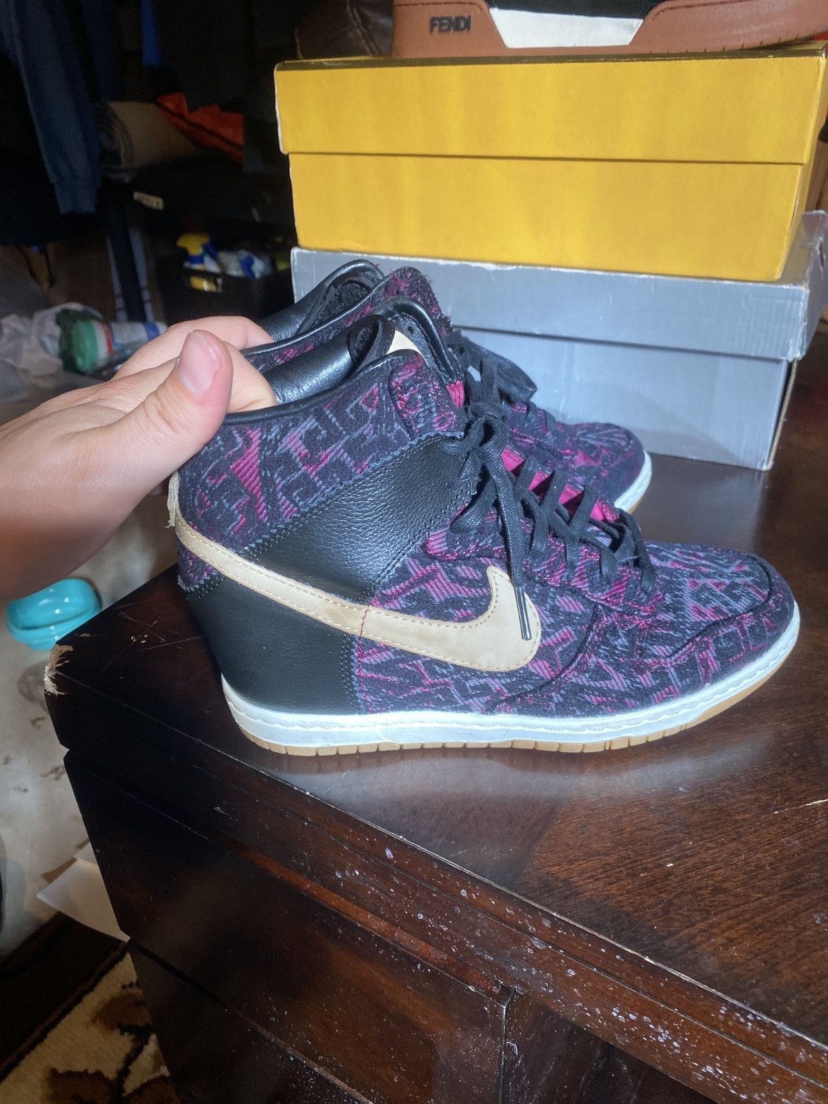 Nike 2013 nike dunk high womens Size US 8 / IT 38 - 4 Thumbnail
