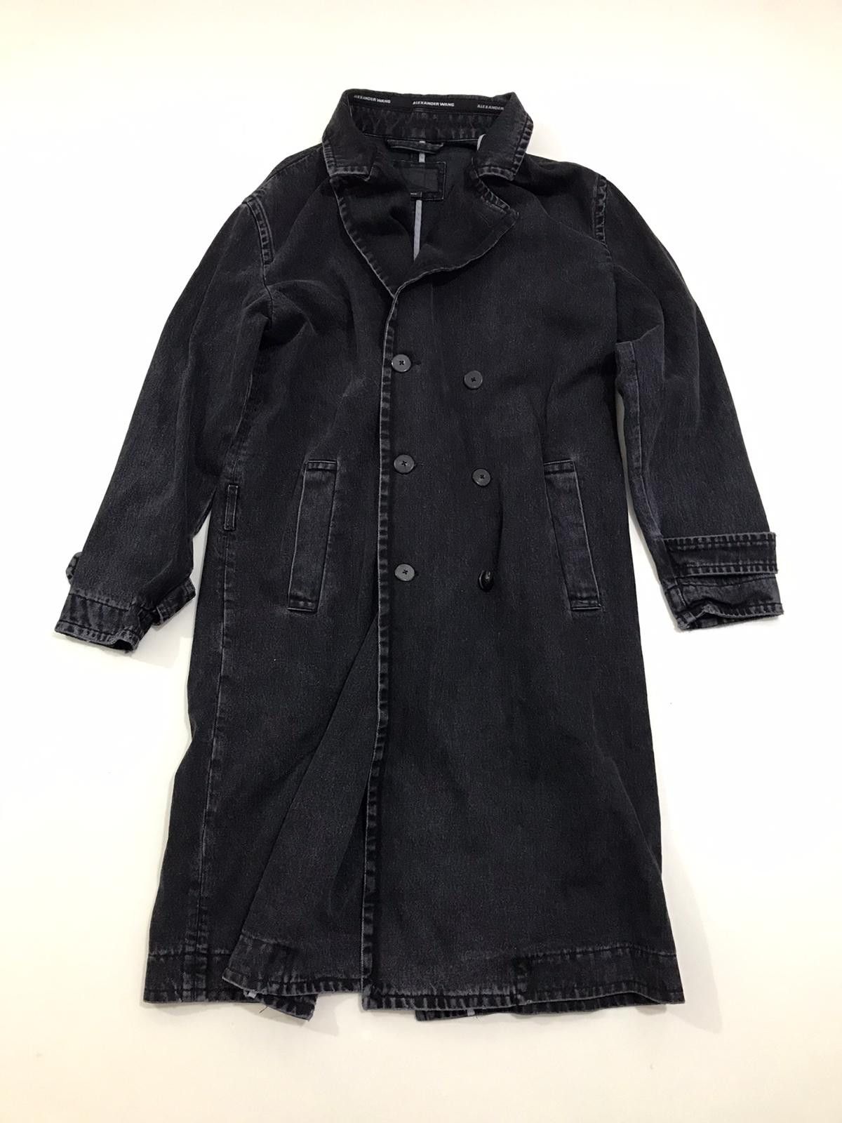Alexander Wang OD45 - Alexander Wang Denim Labcoat Pre-Order Coat Size US S / EU 44-46 / 1 - 1 Thumbnail