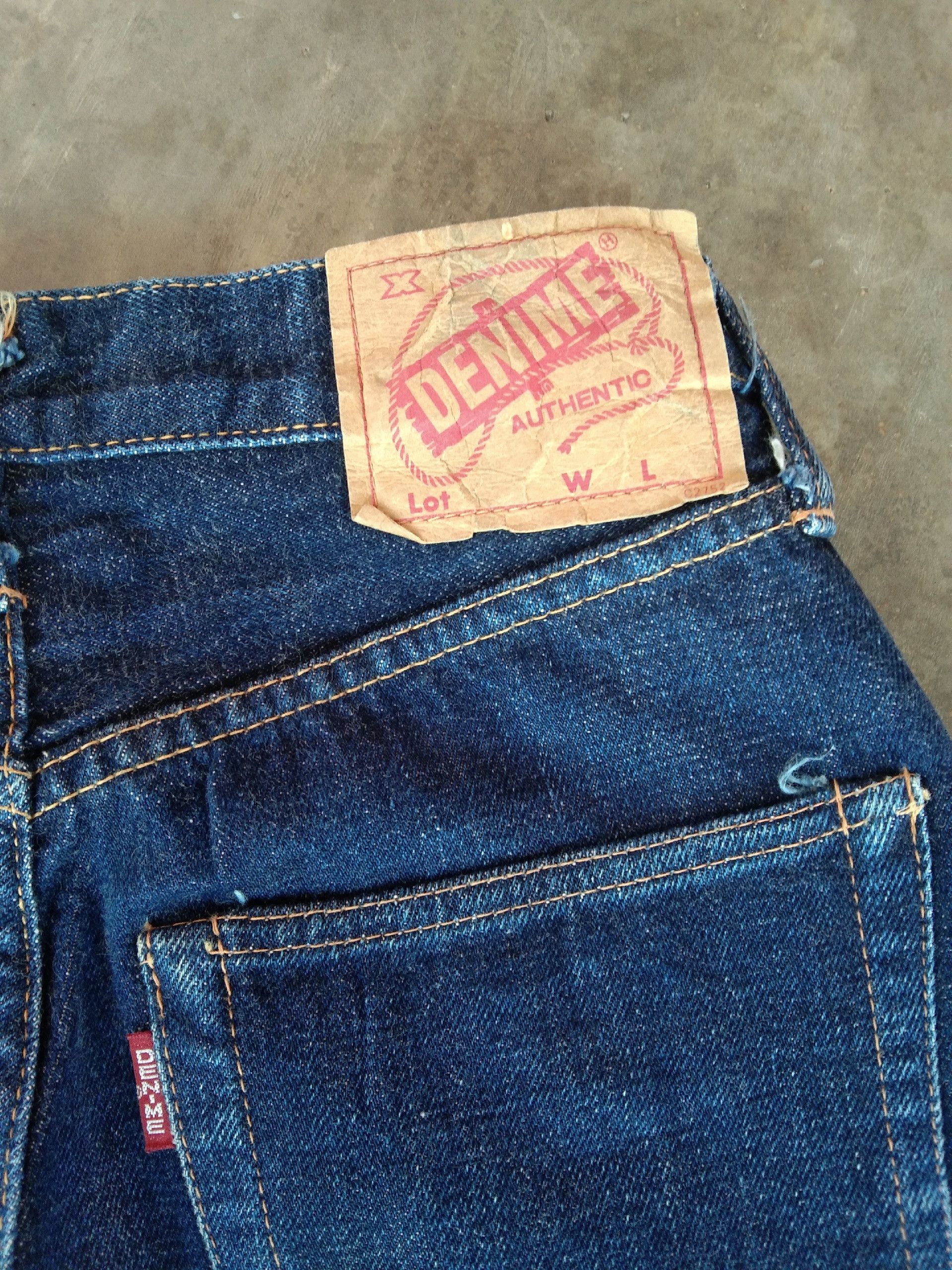 Japanese Brand Vintage Denime Selvedge Redline Jeans 26x28 Size US 26 / EU 42 - 3 Thumbnail