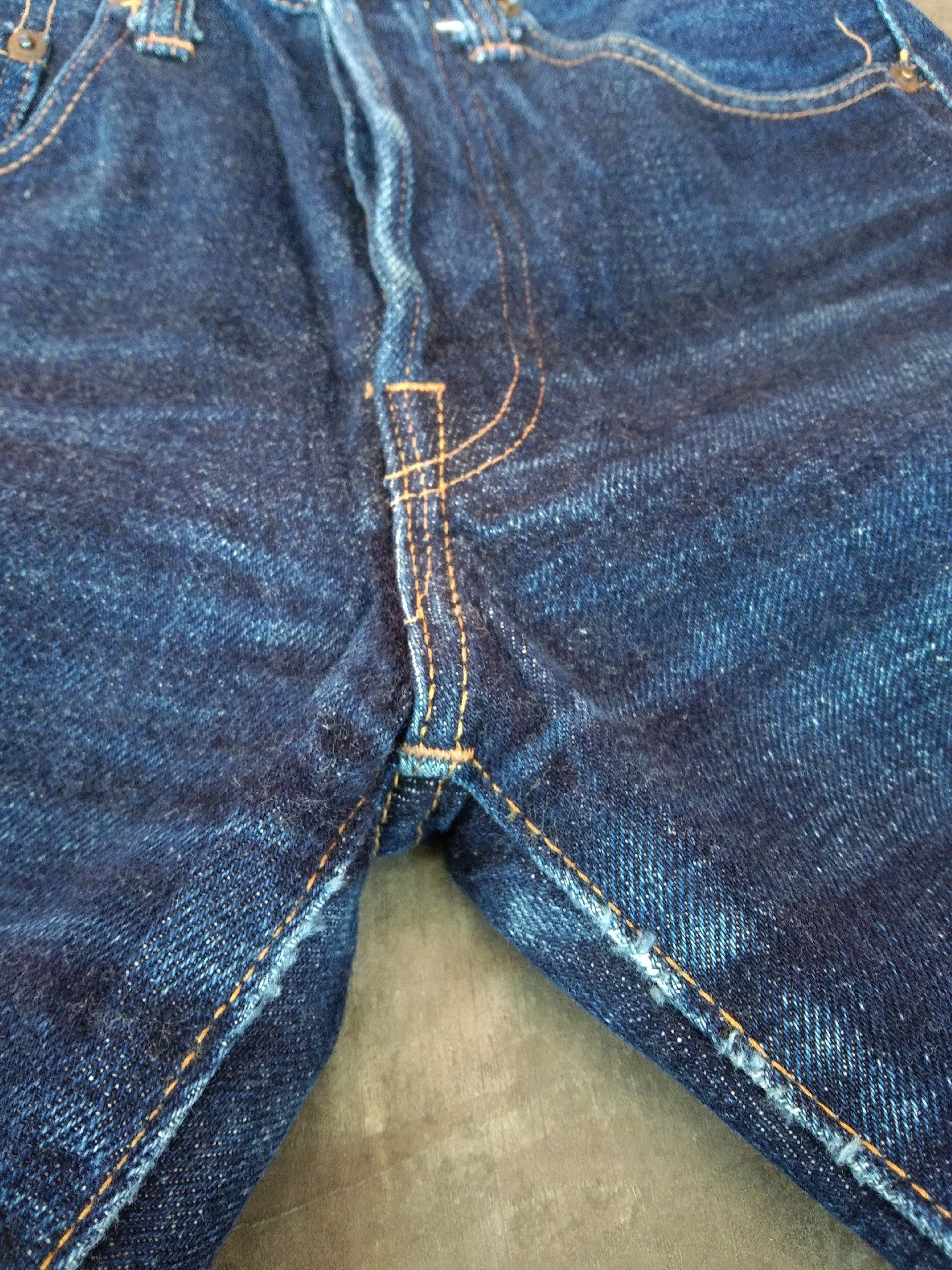 Japanese Brand Vintage Denime Selvedge Redline Jeans 26x28 Size US 26 / EU 42 - 5 Thumbnail