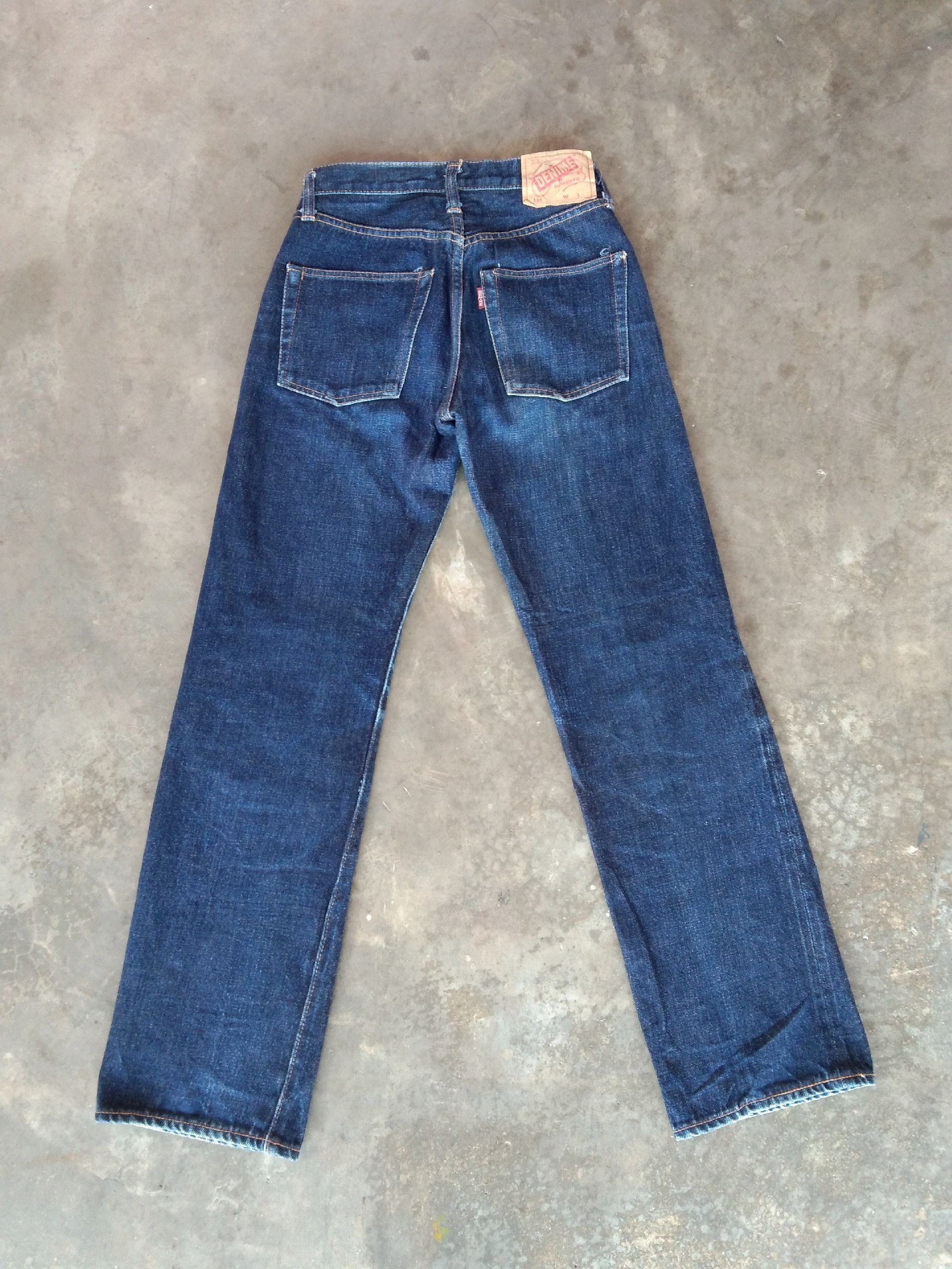 Japanese Brand Vintage Denime Selvedge Redline Jeans 26x28 Size US 26 / EU 42 - 2 Thumbnail