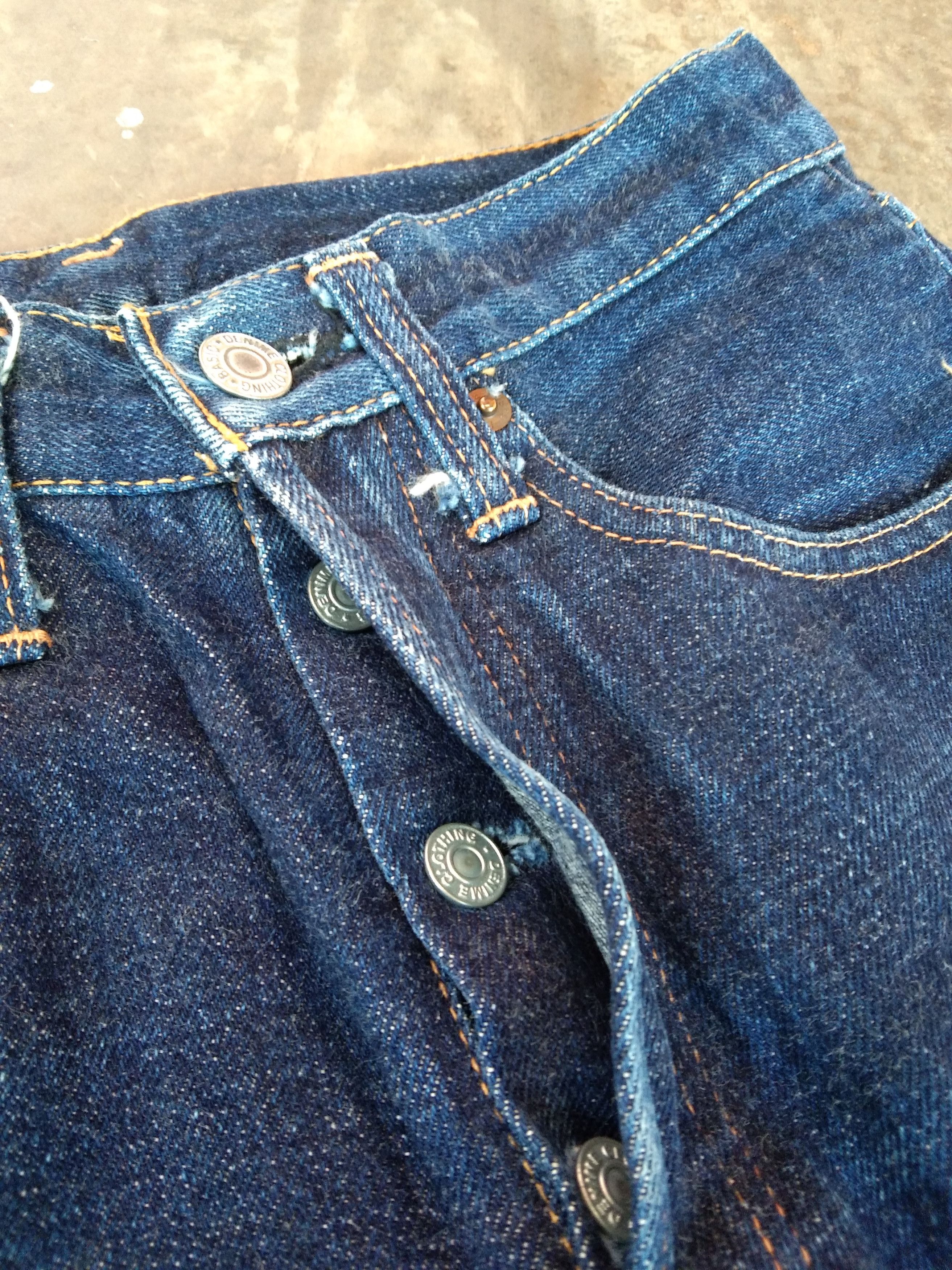 Japanese Brand Vintage Denime Selvedge Redline Jeans 26x28 Size US 26 / EU 42 - 6 Thumbnail