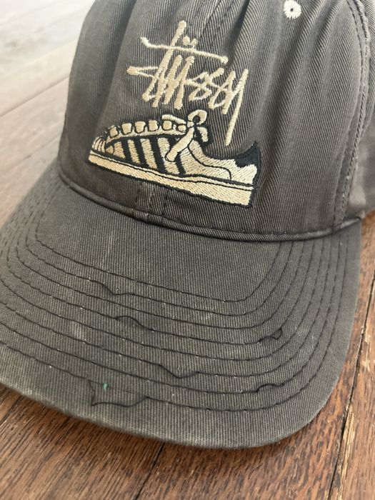 Vintage Vintage 90s Faded Stussy Old Skool Flavor Snap Back | Grailed