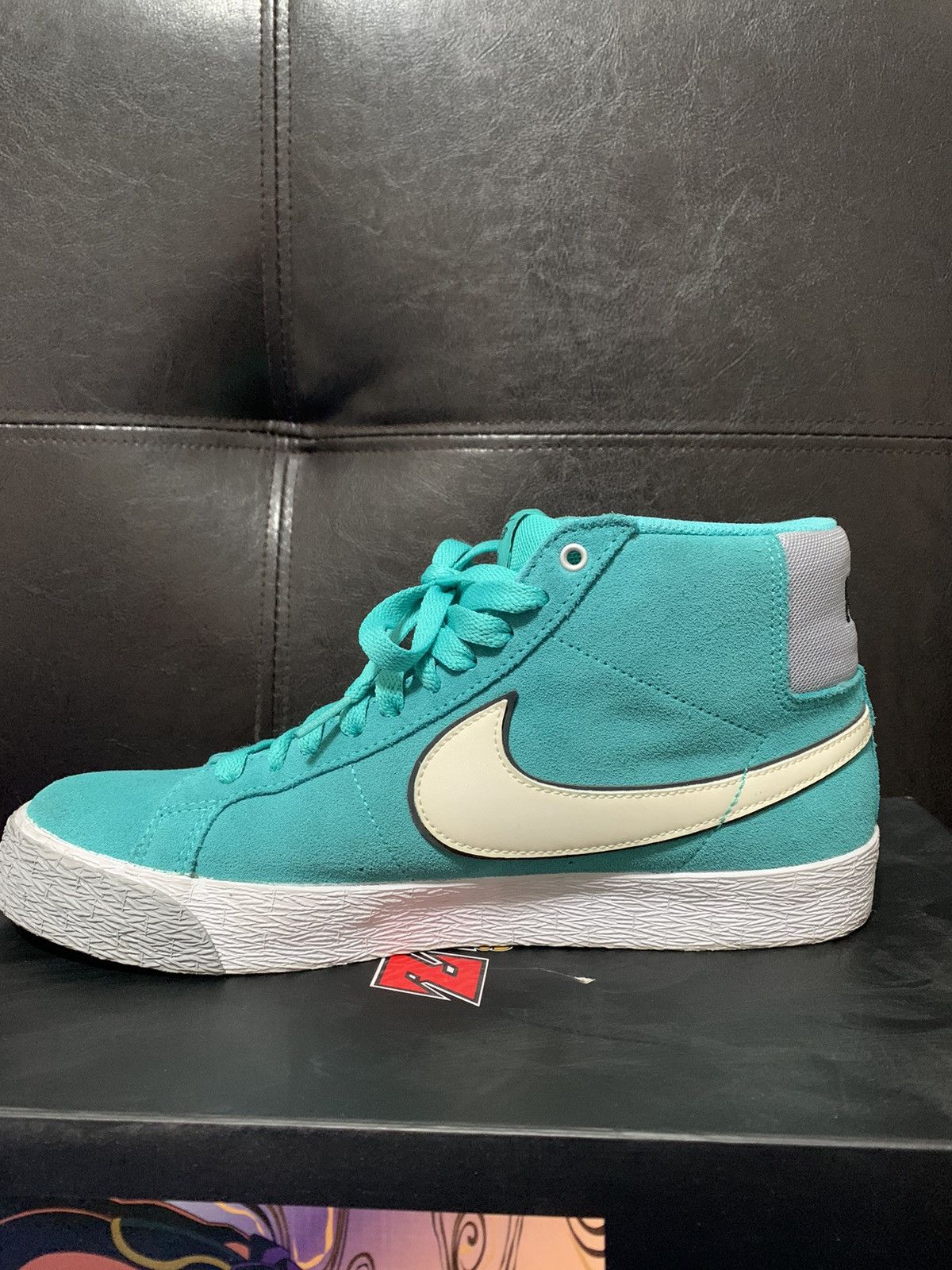 Nike Vintage Nike SB Blazer Mid Hyper Jade SE QS Grailed