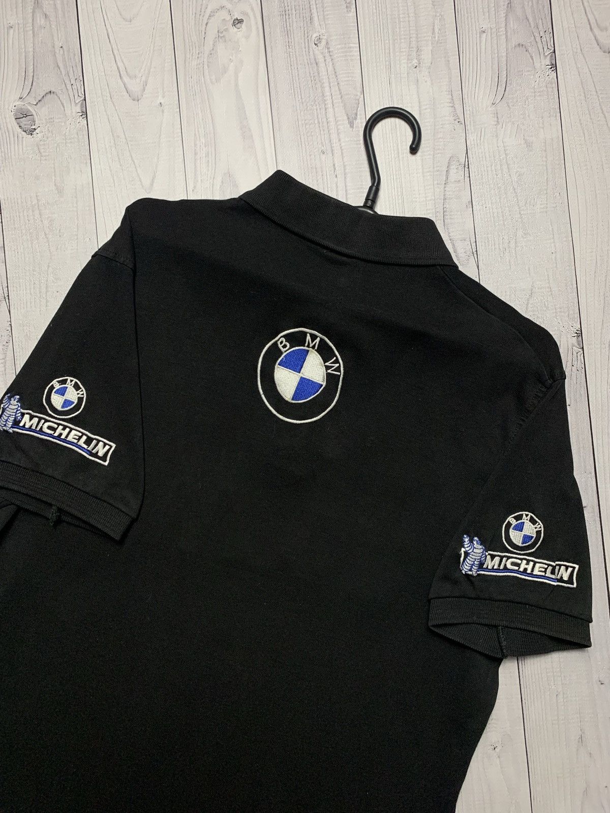 BMW × Vintage Vintage polo BMW racing tee big logo Size US L / EU 52-54 / 3 - 9 Thumbnail
