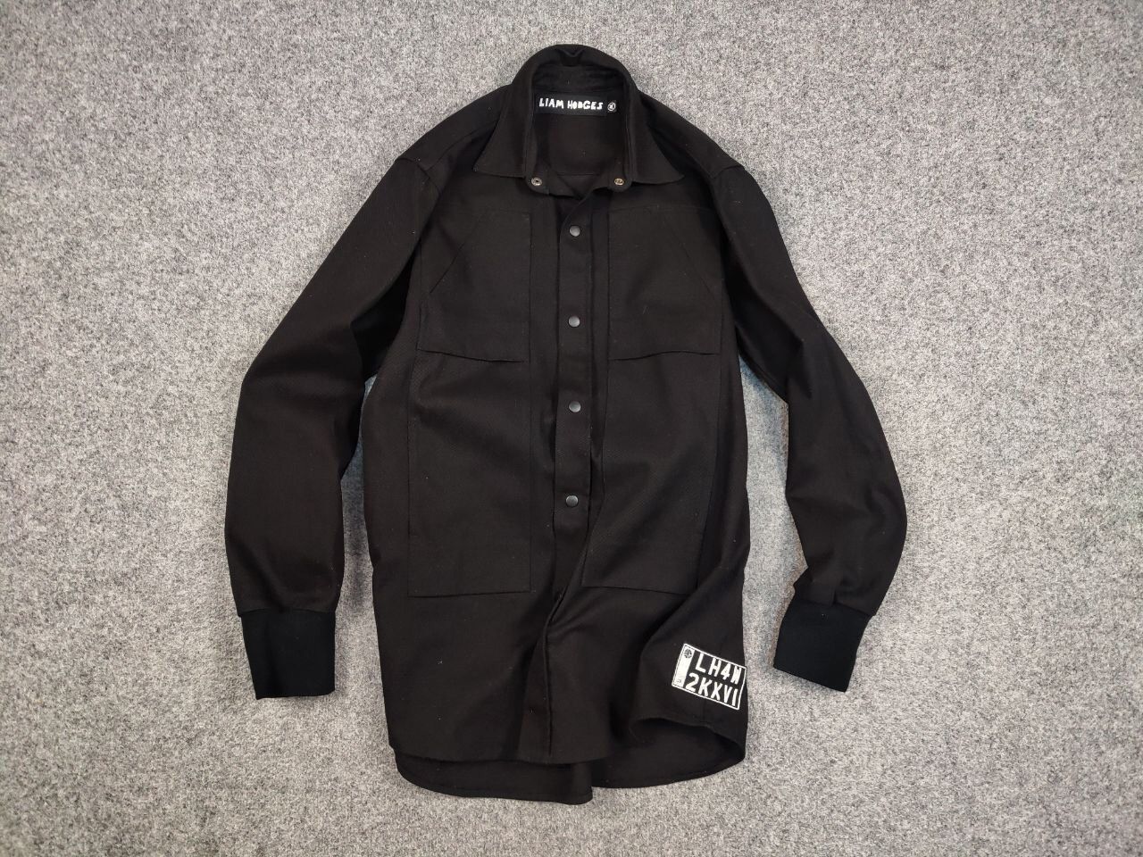 Liam Hodges liam Hodges Avant Garde black Fancy Designer Denim Jacket Size US M / EU 48-50 / 2 - 12 Thumbnail