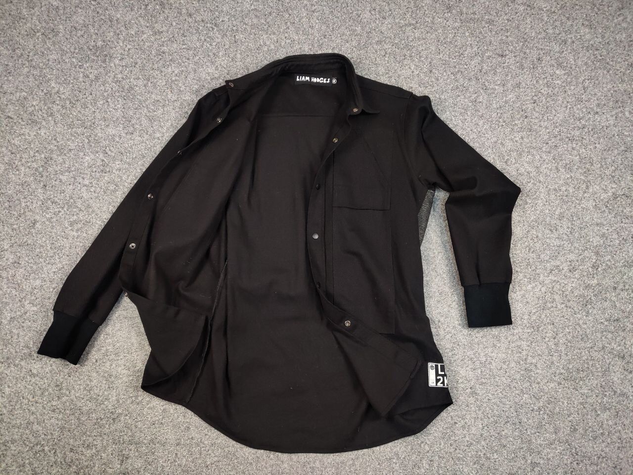 Liam Hodges liam Hodges Avant Garde black Fancy Designer Denim Jacket Size US M / EU 48-50 / 2 - 19 Thumbnail