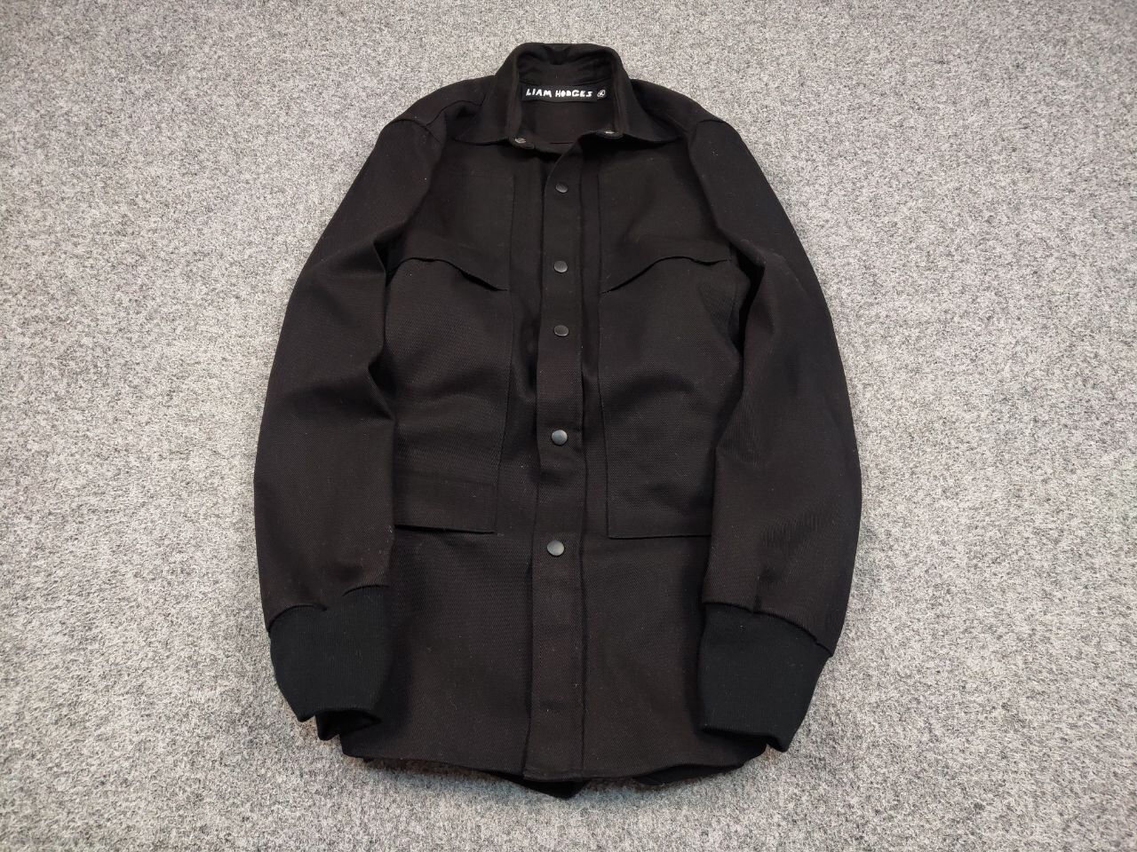 Liam Hodges liam Hodges Avant Garde black Fancy Designer Denim Jacket Size US M / EU 48-50 / 2 - 2 Thumbnail