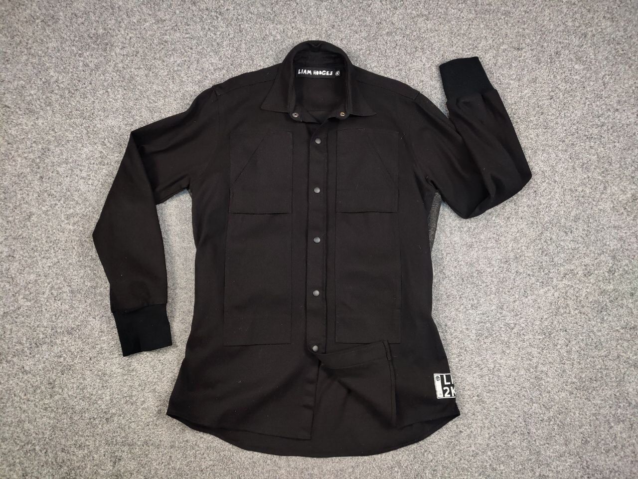 Liam Hodges liam Hodges Avant Garde black Fancy Designer Denim Jacket Size US M / EU 48-50 / 2 - 13 Thumbnail