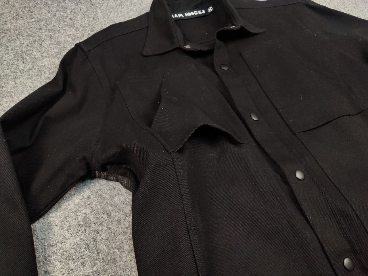 Liam Hodges liam Hodges Avant Garde black Fancy Designer Denim Jacket Size US M / EU 48-50 / 2 - 15 Thumbnail