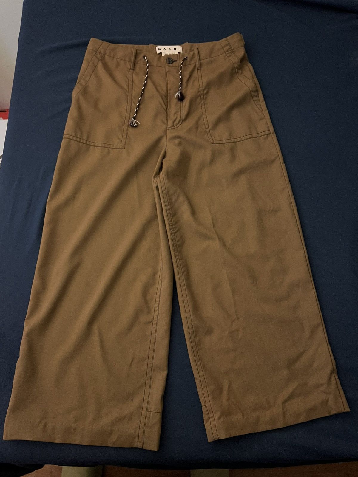 Marni Marni Brown Trousers/Pants Size EU 52 Size US 38 / EU 54 - 2 Thumbnail