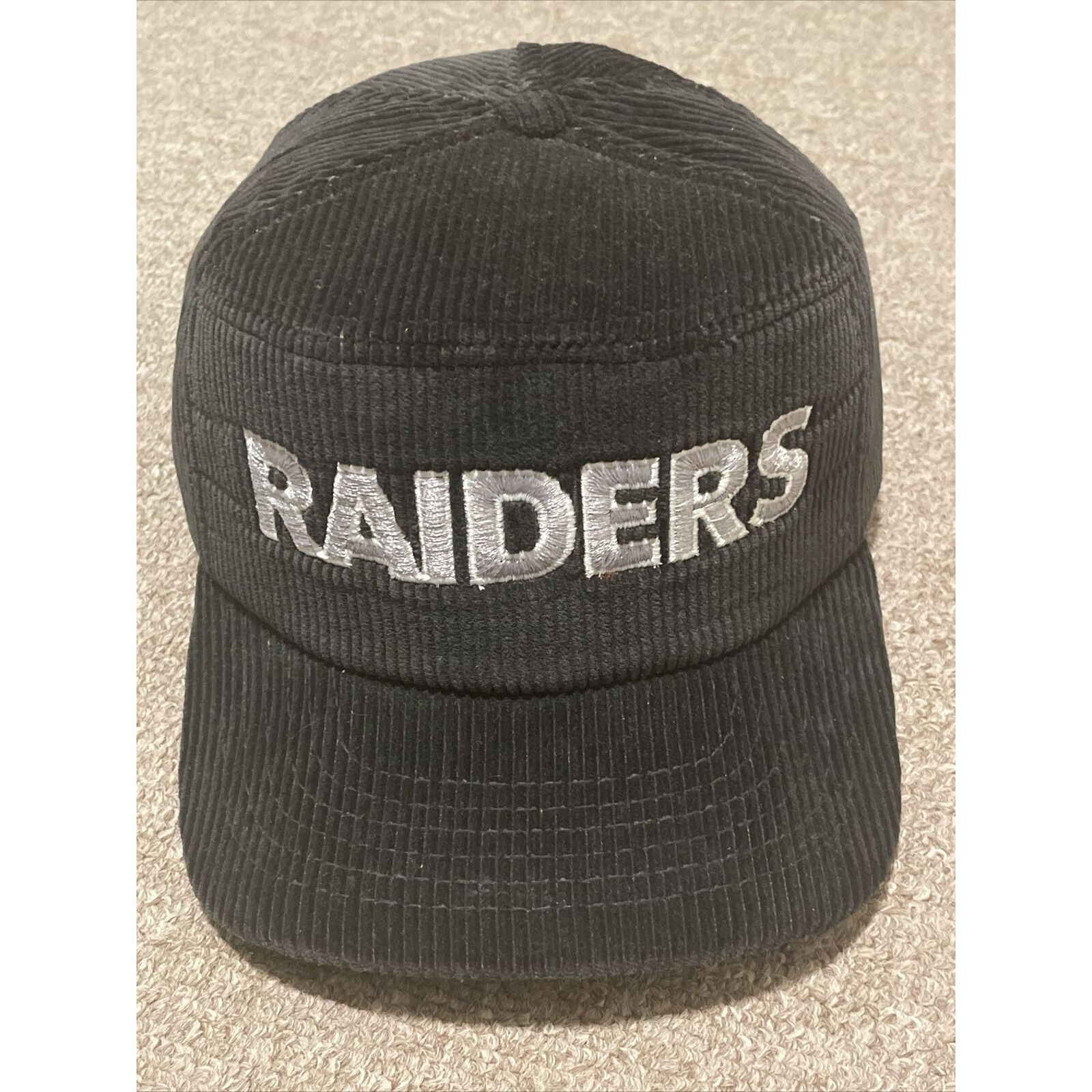 New Era Vintage 80s New Era Raiders Snapback Corduroy Hat Size ONE SIZE - 1 Thumbnail