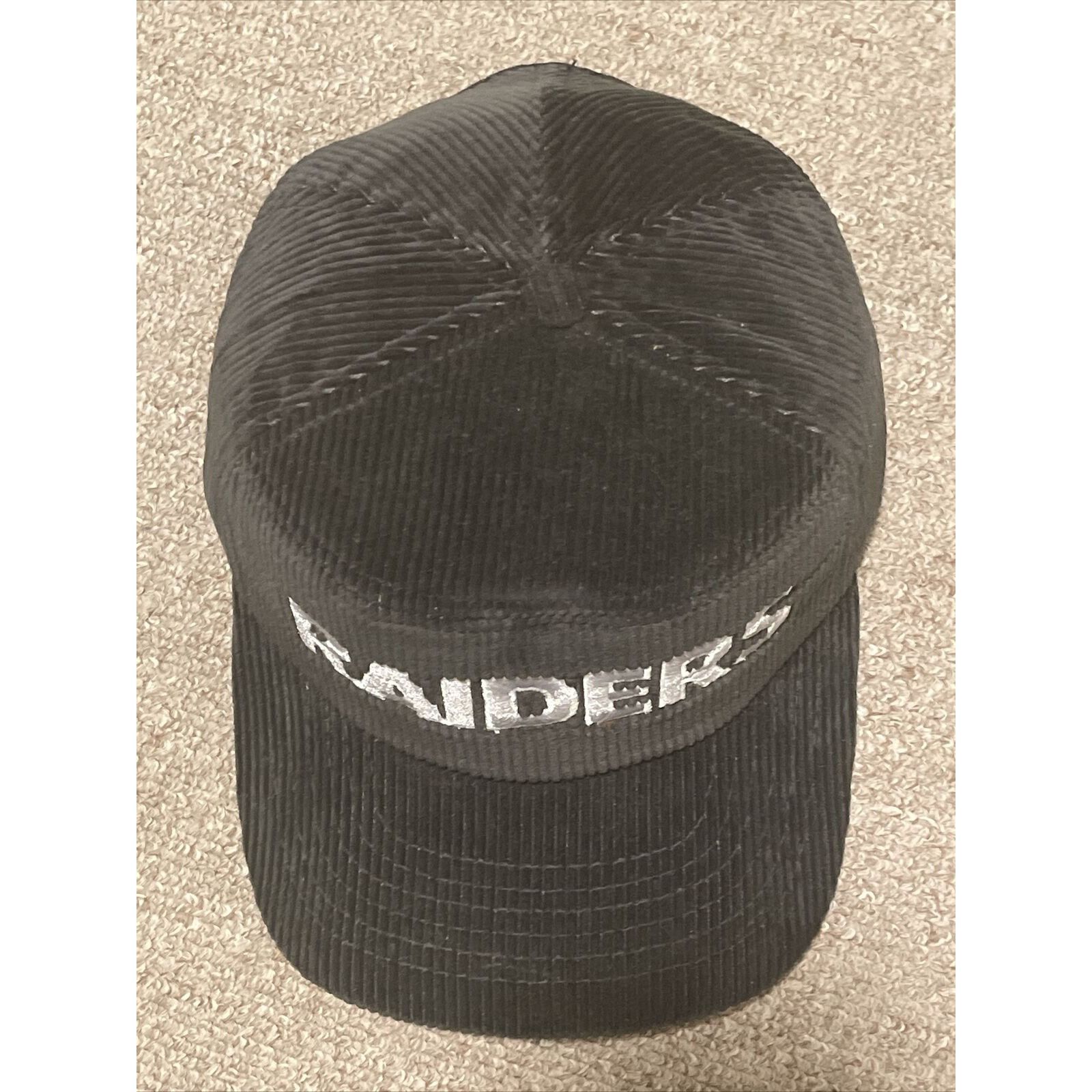 New Era Vintage 80s New Era Raiders Snapback Corduroy Hat Size ONE SIZE - 5 Thumbnail