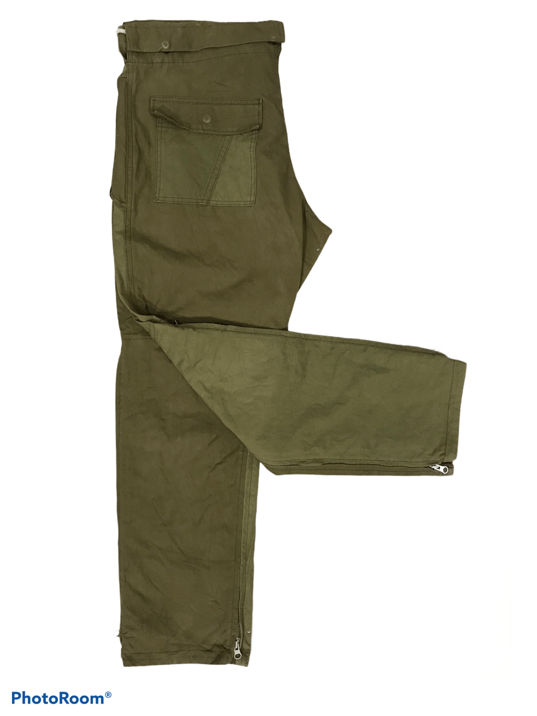 image of Archival Clothing x Yohji Yamamoto 2-P2 Yohji Yamamoto Archival Two Tones Military Pant (Size 36)