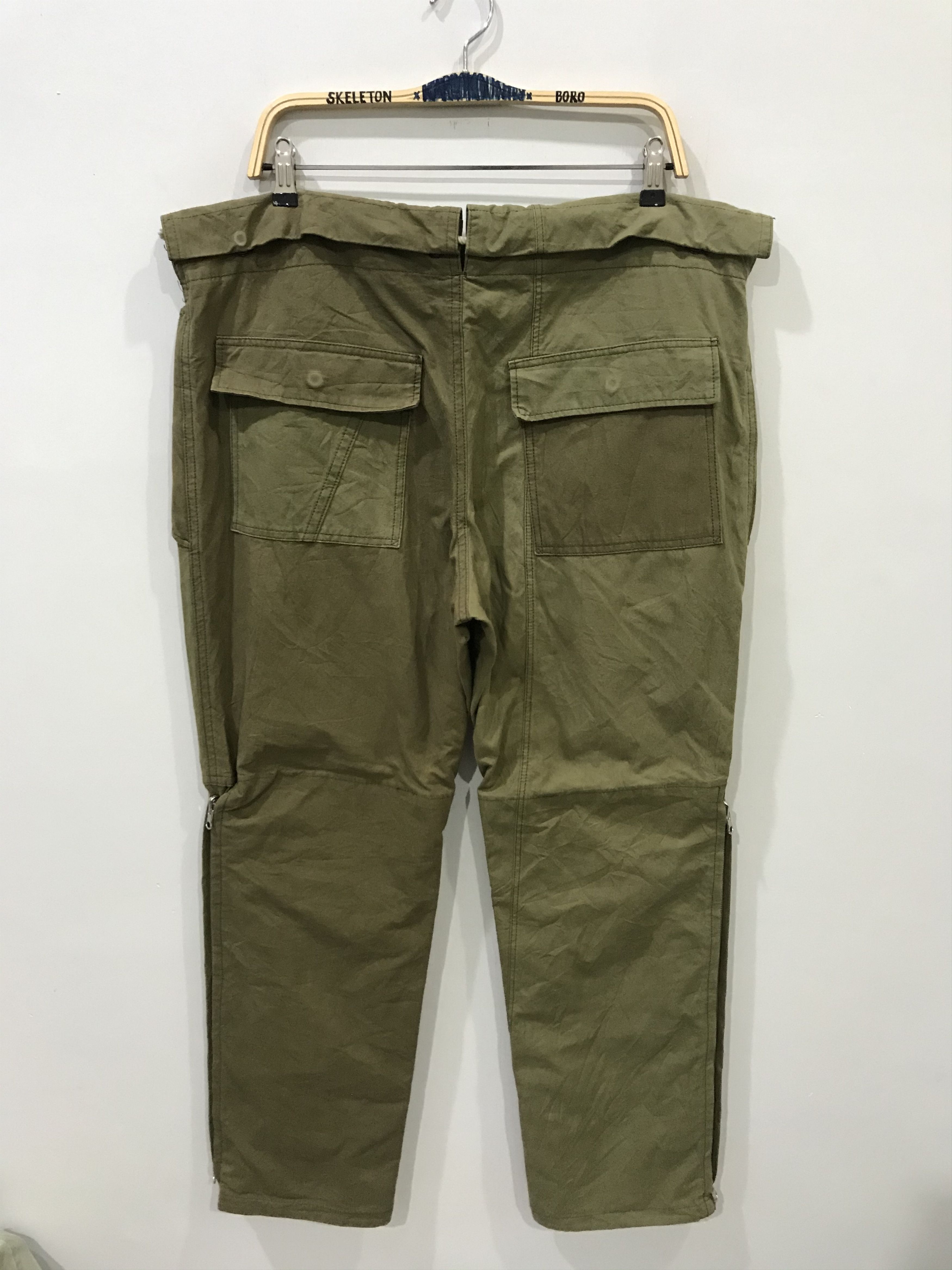 Yohji Yamamoto 2-P2 YOHJI YAMAMOTO Archival Two Tones Military Pant Size US 36 / EU 52 - 13 Thumbnail