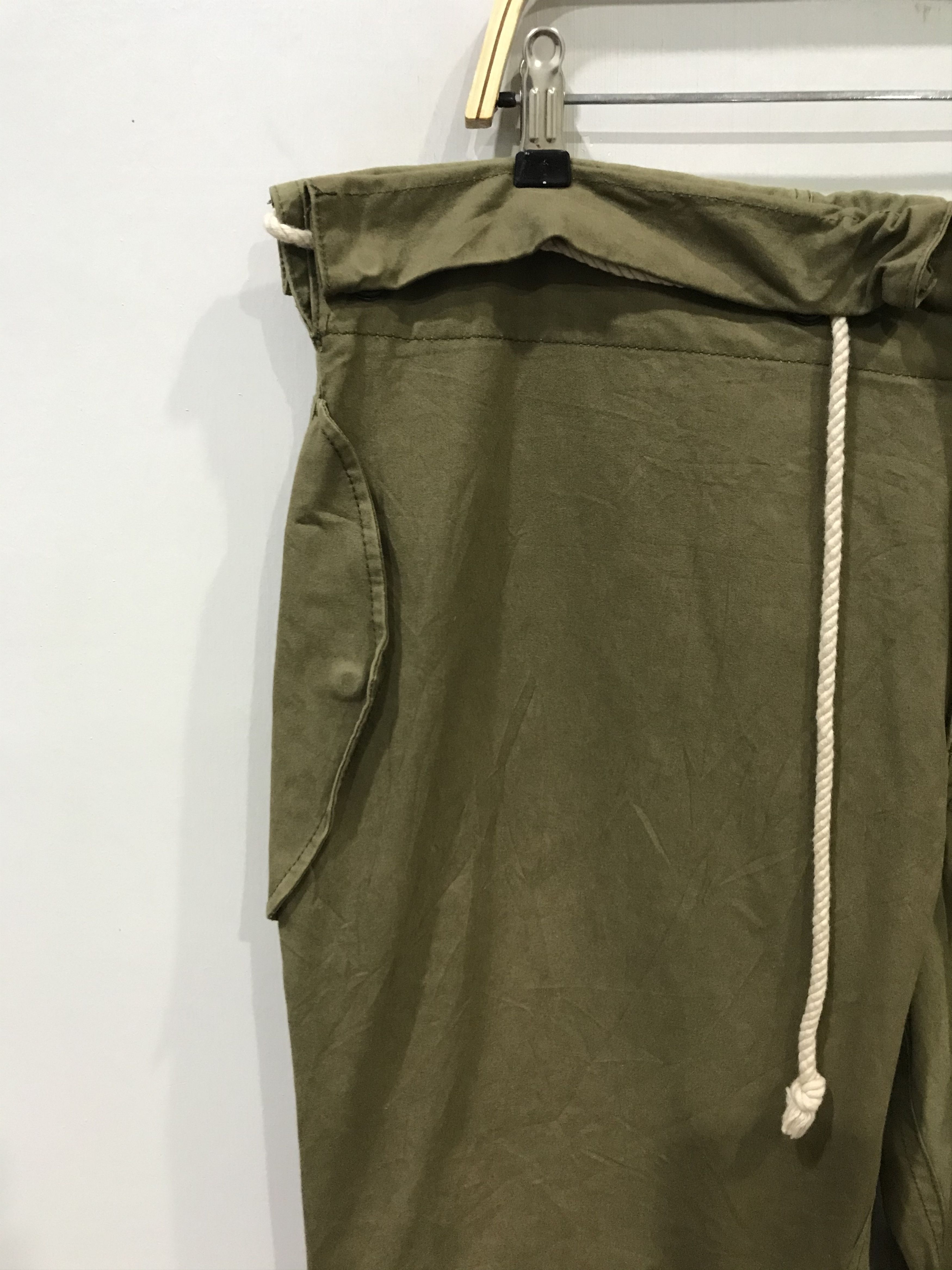 Yohji Yamamoto 2-P2 YOHJI YAMAMOTO Archival Two Tones Military Pant Size US 36 / EU 52 - 4 Thumbnail