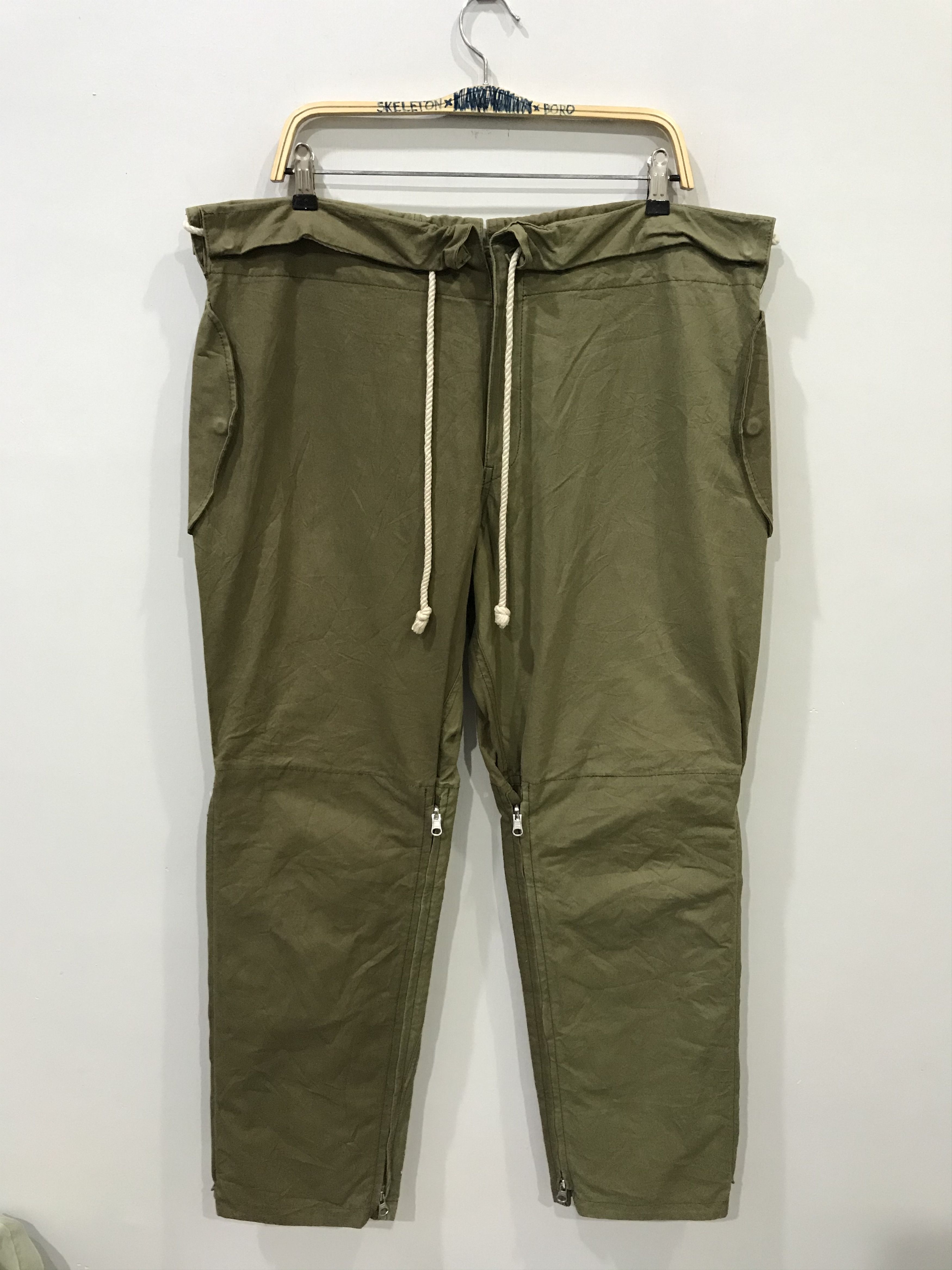 Yohji Yamamoto 2-P2 YOHJI YAMAMOTO Archival Two Tones Military Pant Size US 36 / EU 52 - 2 Thumbnail