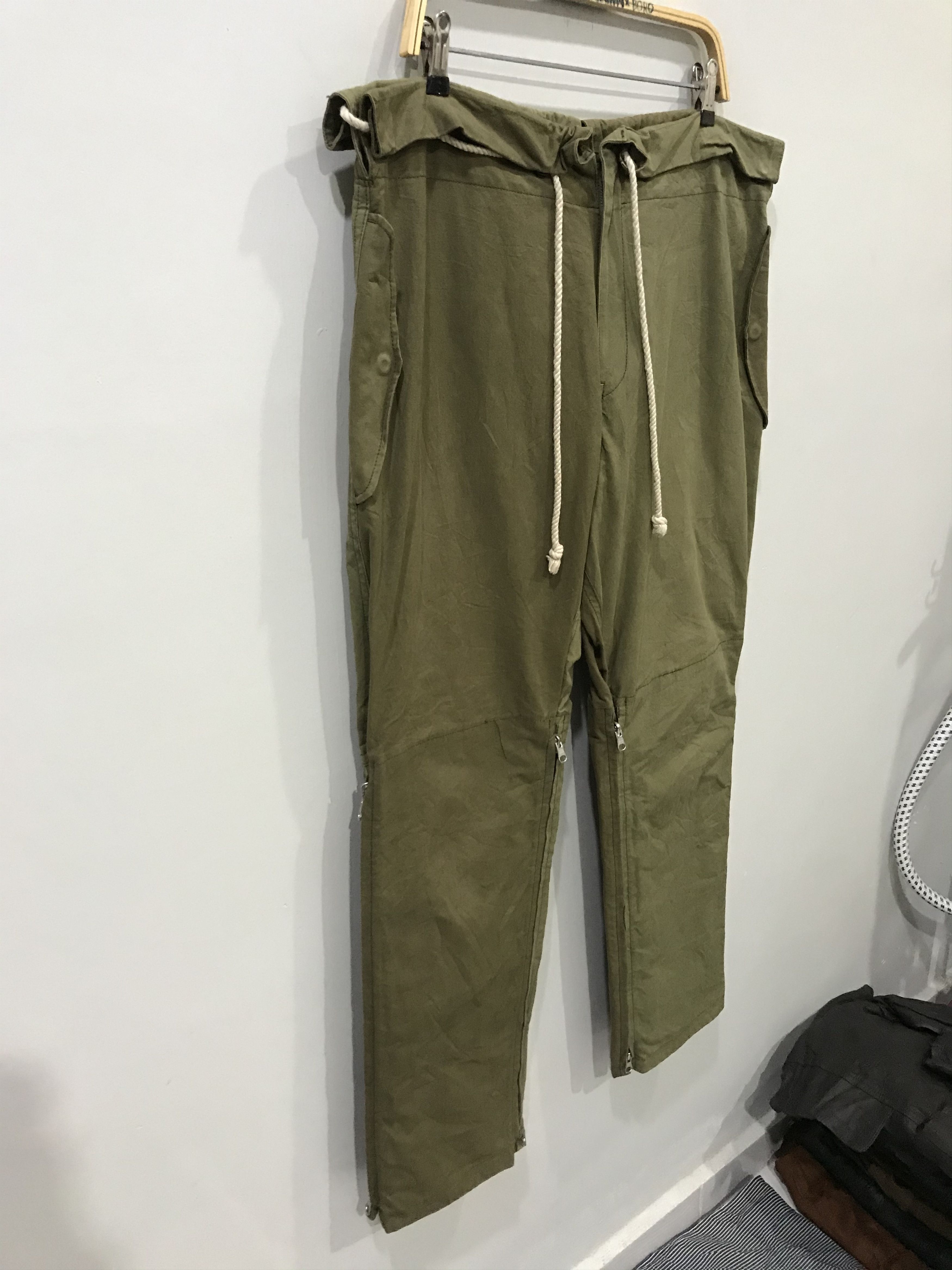 Yohji Yamamoto 2-P2 YOHJI YAMAMOTO Archival Two Tones Military Pant Size US 36 / EU 52 - 23 Thumbnail