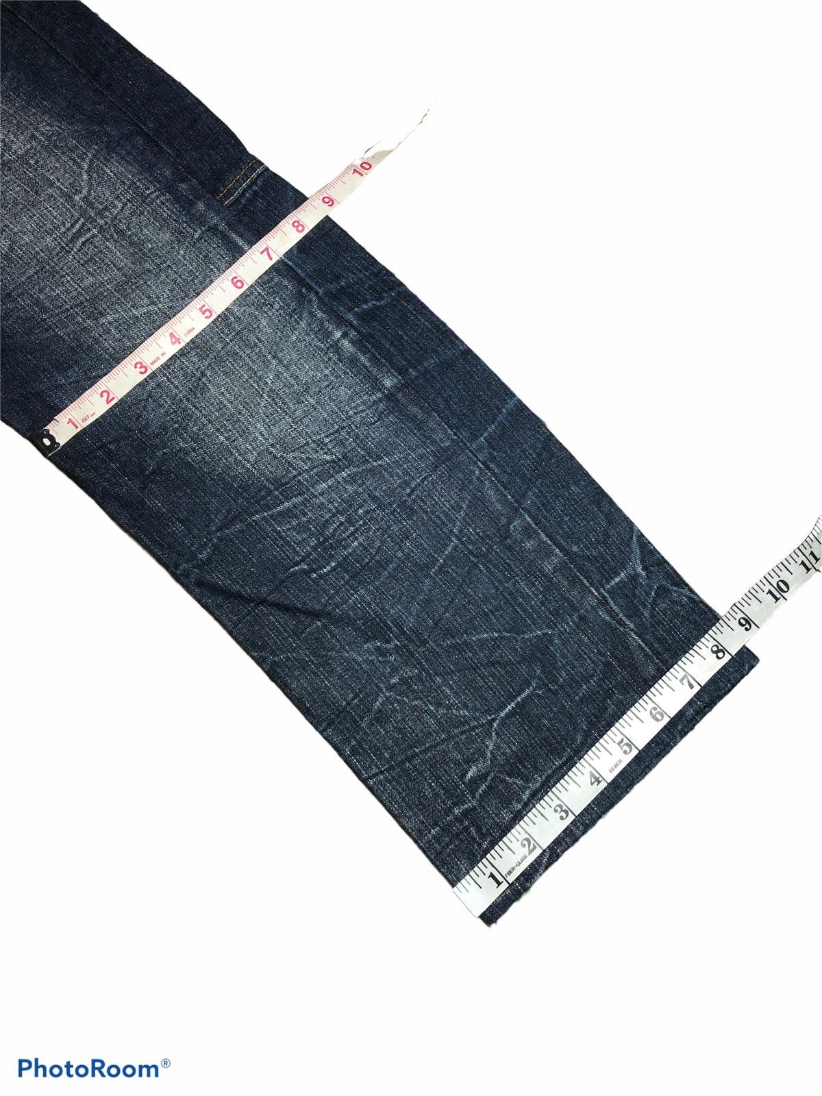 Japanese Brand DONINATE DOUBLE WAIST WASHED BLUE DENIM Size US 32 / EU 48 - 9 Thumbnail