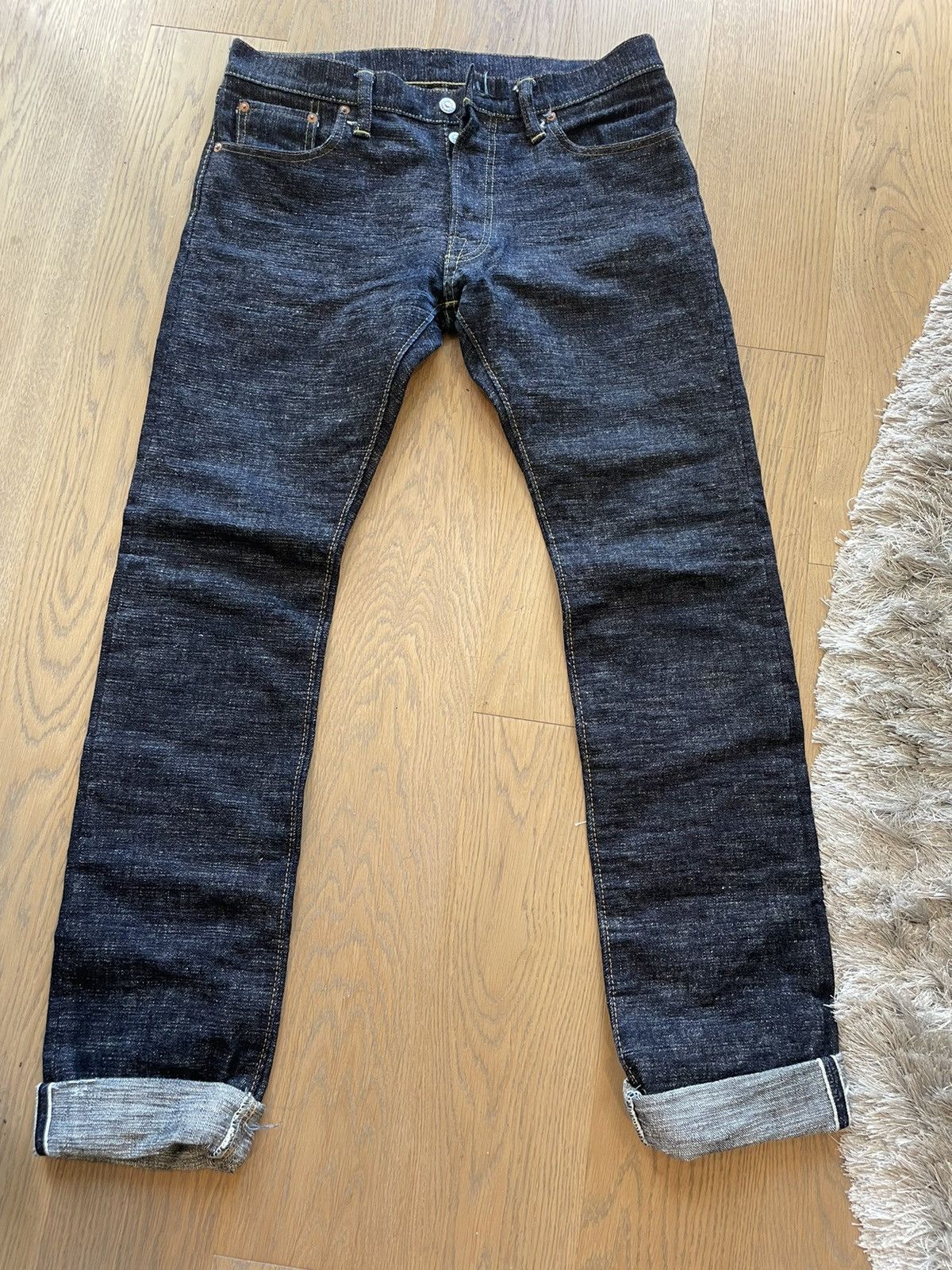 Self Edge × The Strike Gold Wavy Standard Jeans | Grailed