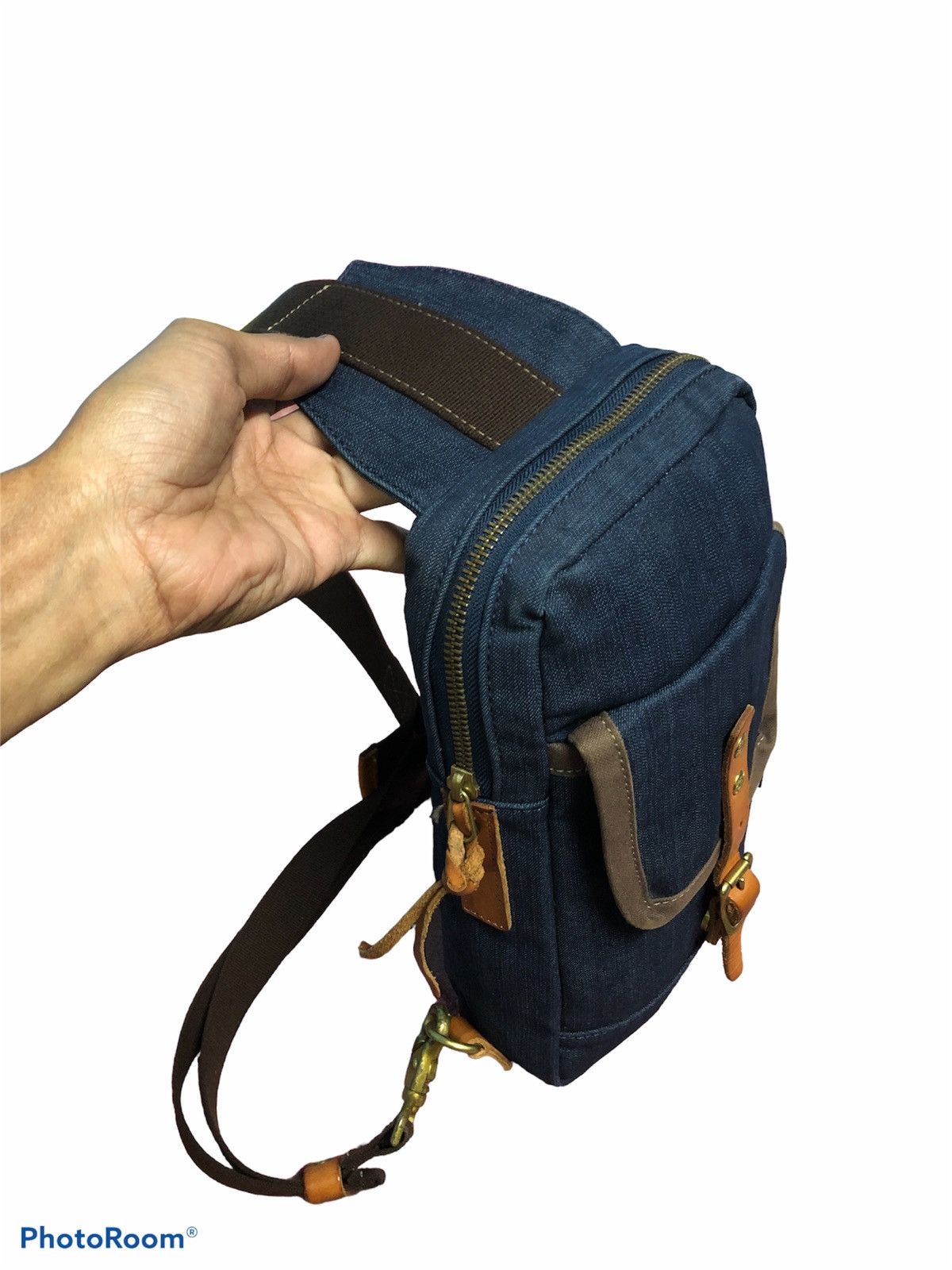 Japanese Brand JAPANESSE OITAS DENIM CROSSBODY BAG Size ONE SIZE - 2 Thumbnail