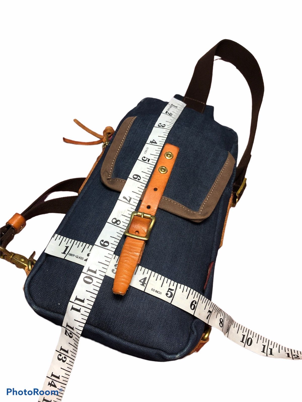 Japanese Brand JAPANESSE OITAS DENIM CROSSBODY BAG Size ONE SIZE - 7 Thumbnail