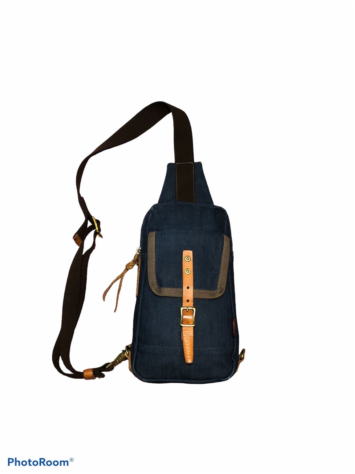 Japanese Brand JAPANESSE OITAS DENIM CROSSBODY BAG Size ONE SIZE - 1 Thumbnail