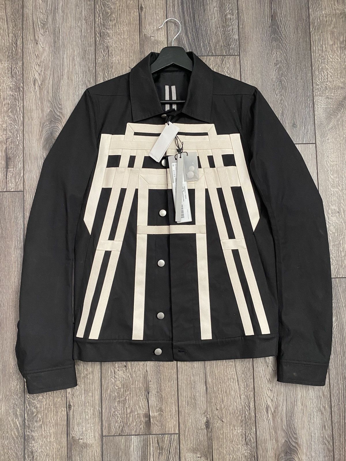 Rick Owens SS20 Geometric Pyramid Twill Outershirt Tecuatl | Grailed