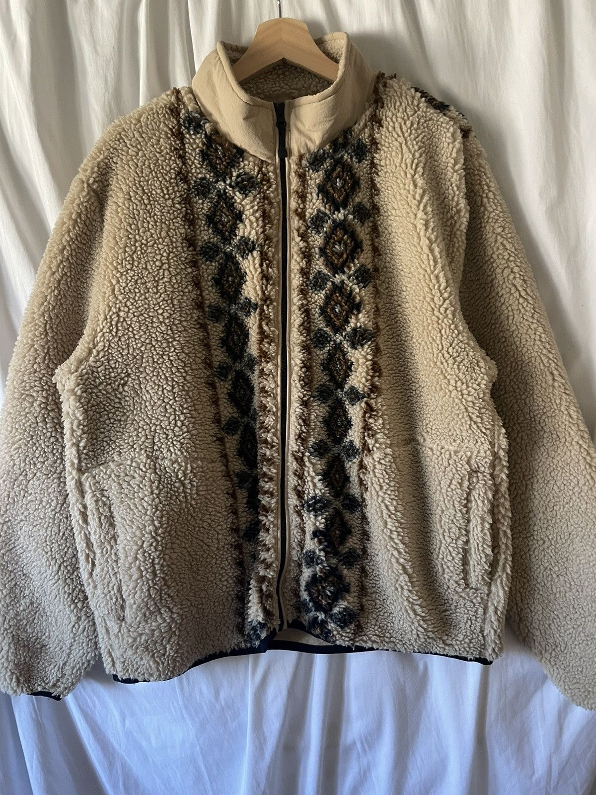 NOMA t.d × Stussy Stussy NOMA.td fleece sherpa jacket | Grailed