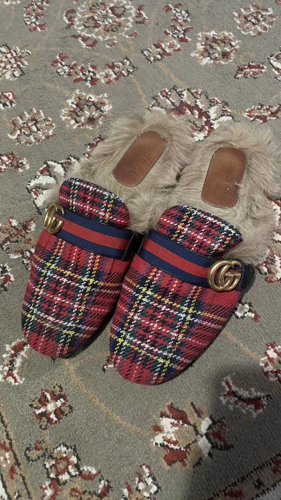 Gucci Gucci fur loafers (Princetown) Size US 9 / EU 42 - 1 Thumbnail