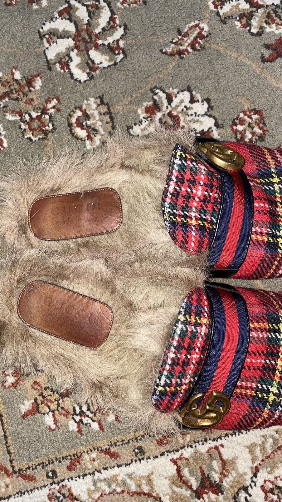 Gucci Gucci fur loafers (Princetown) Size US 9 / EU 42 - 5 Thumbnail