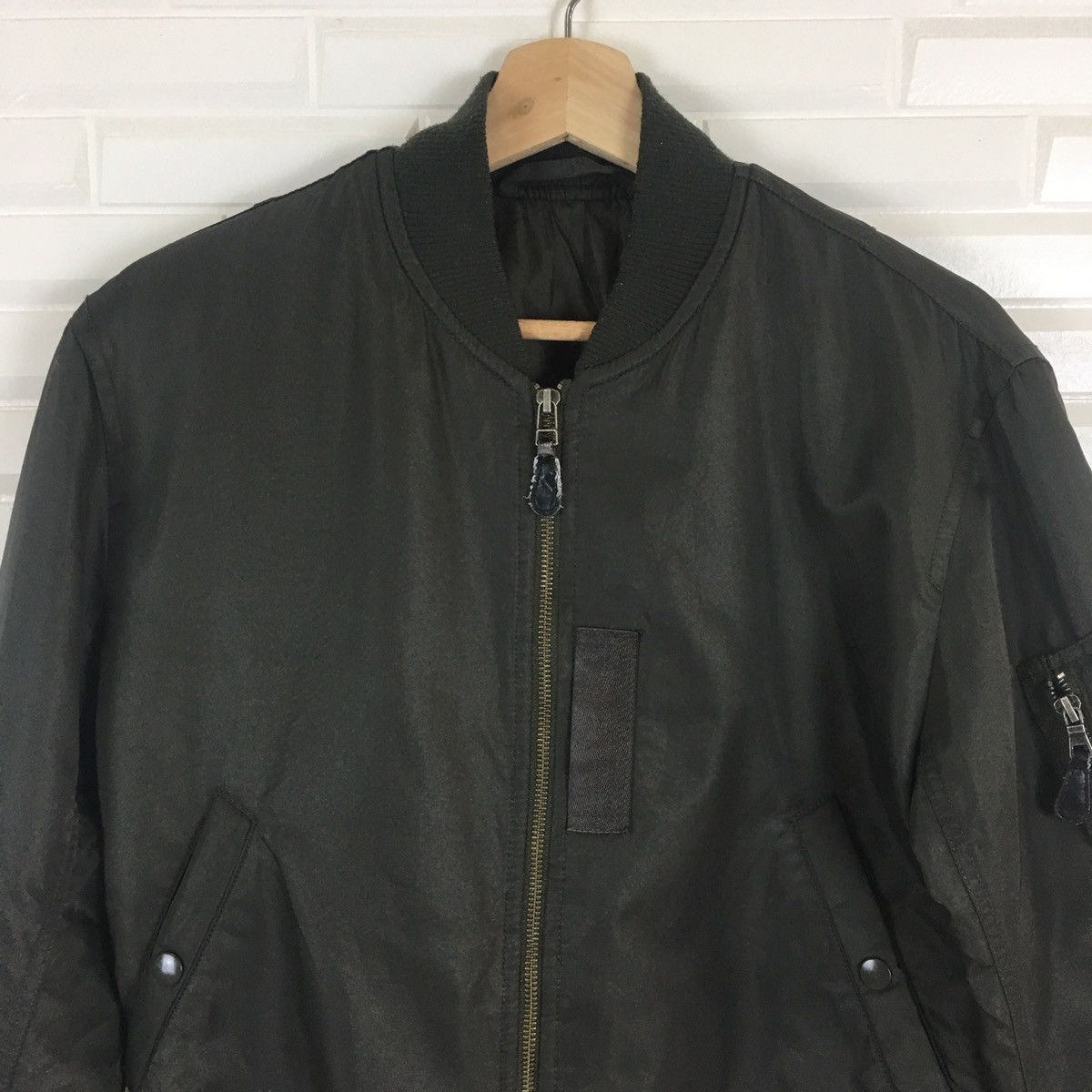 Japanese Brand Unbranded Basic Varsity Jacket Size US S / EU 44-46 / 1 - 5 Thumbnail