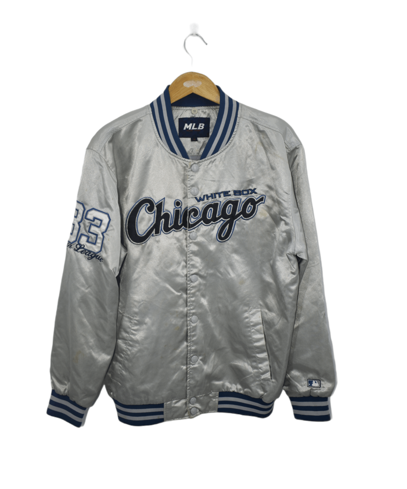 Vintage Vintage Chalk Line WHITE SOX Long Hoodies Big Logo Jacket, Grailed