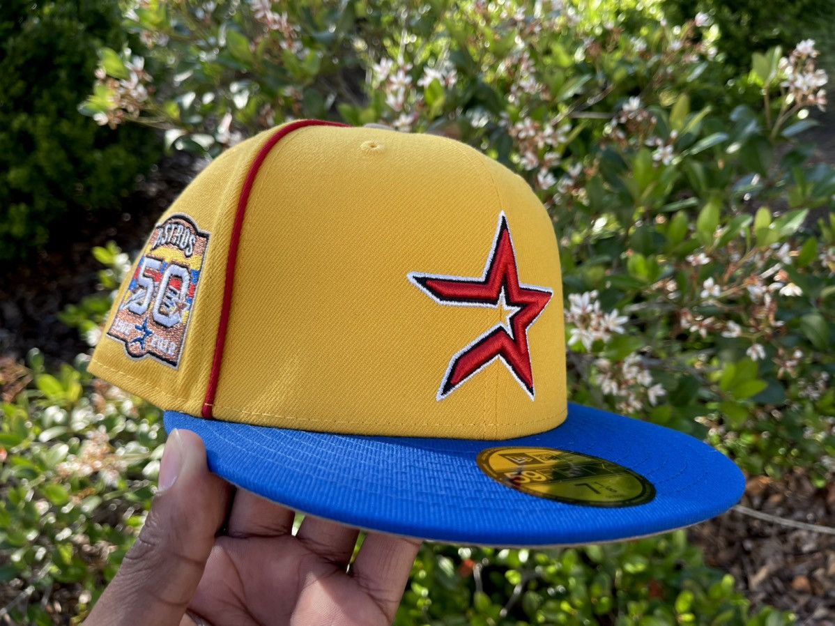 New Era LIDS HD New Era Houston Astros Woody Lasso 2 Two Tone 7 1/8