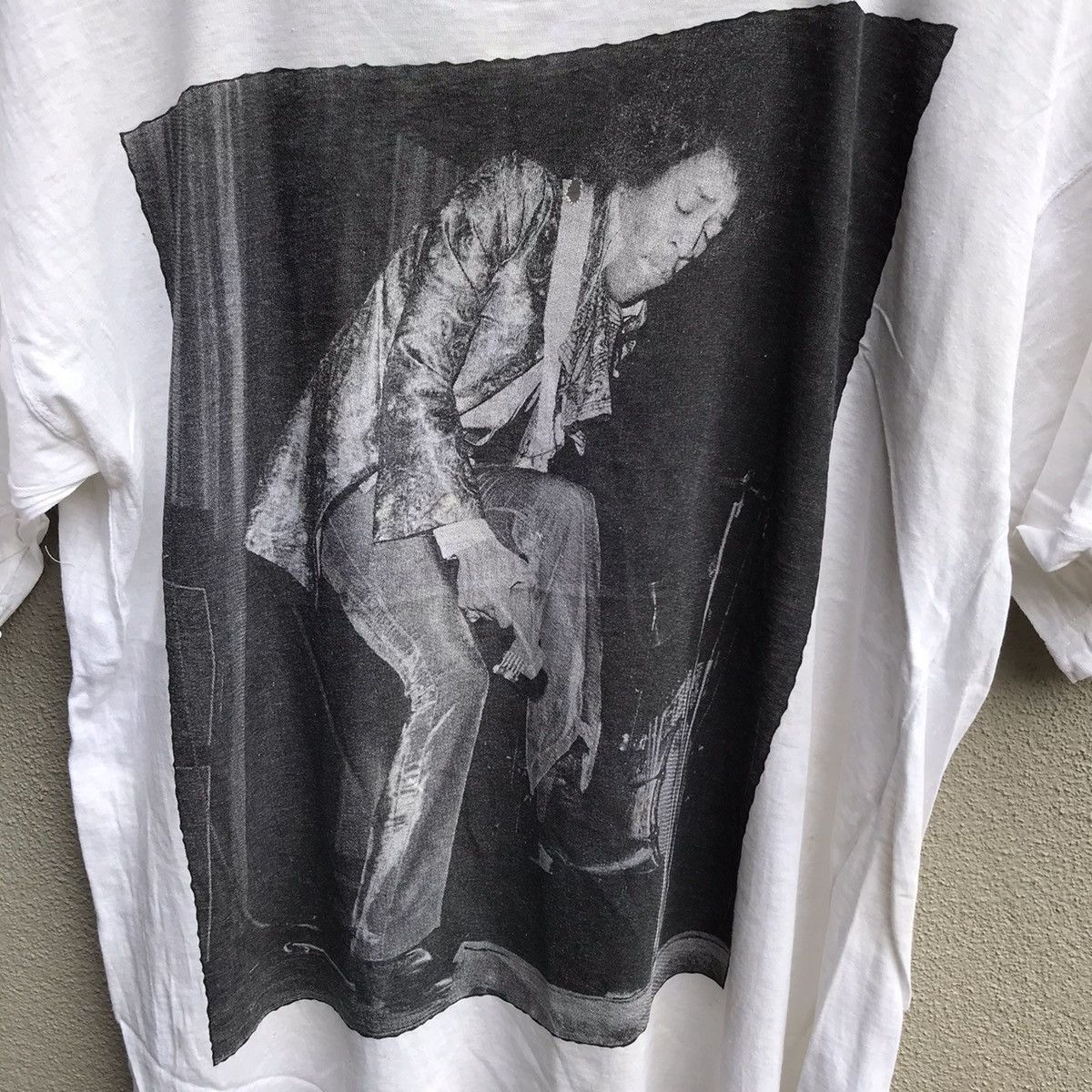 Band Tees Vintage JIMI HENDRIX photo tee europe Size US L / EU 52-54 / 3 - 3 Thumbnail
