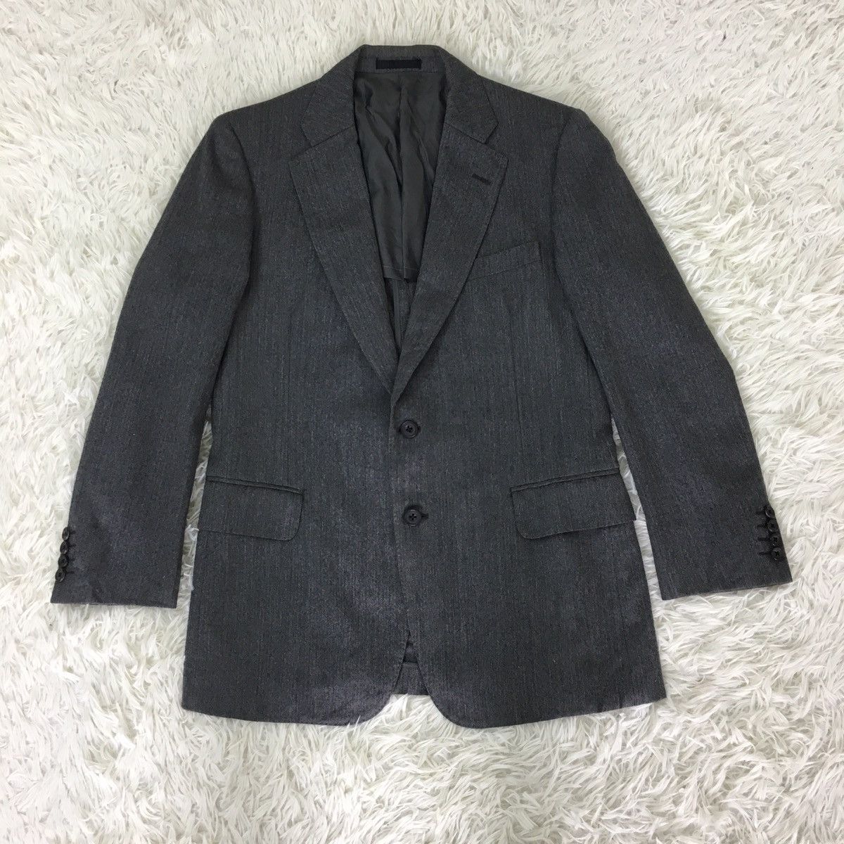 Burberry Burberrys Tasmania Wool Blazer/Coat Size US M / EU 48-50 / 2 - 2 Thumbnail