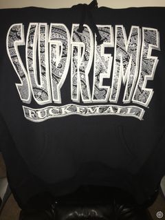 supreme 中綿ジャケット 背中 ラメ FUCK EM ALL ロゴ M-