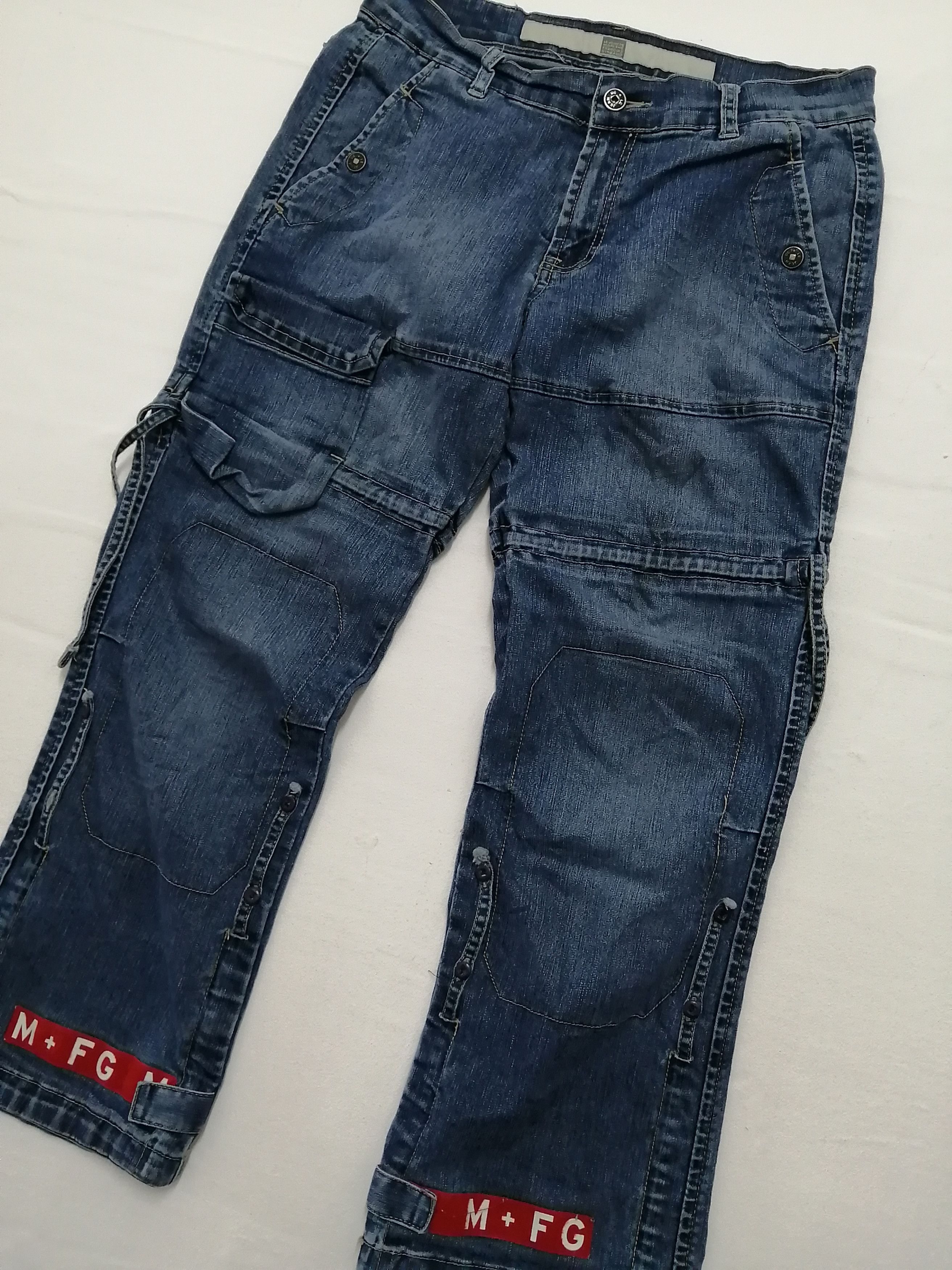 Marithe + Francois Girbaud MARITHE FRANCOIS GIRBAUD Cropped Jeans Size US 29 - 12 Thumbnail