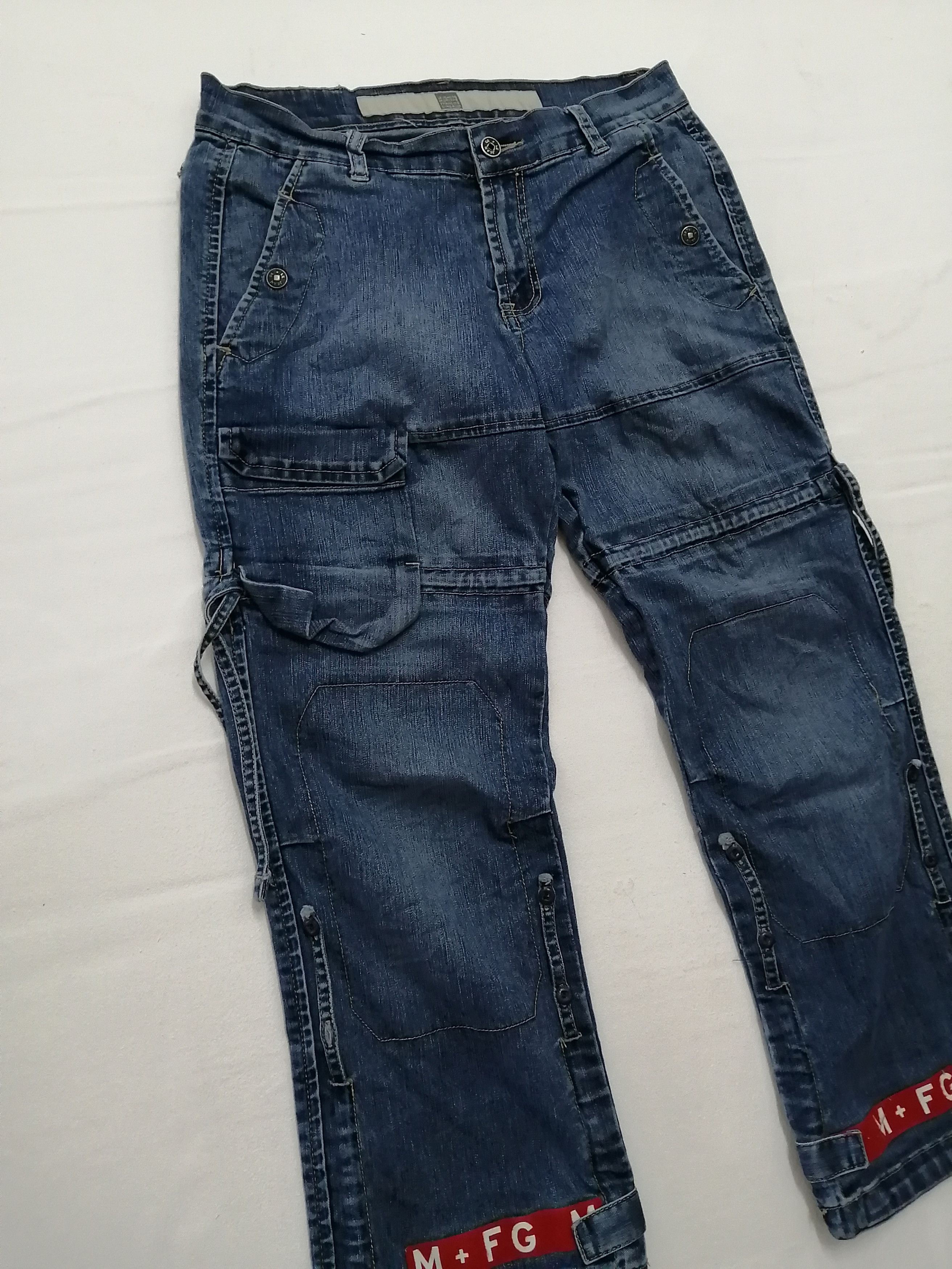 Marithe + Francois Girbaud MARITHE FRANCOIS GIRBAUD Cropped Jeans Size US 29 - 13 Thumbnail