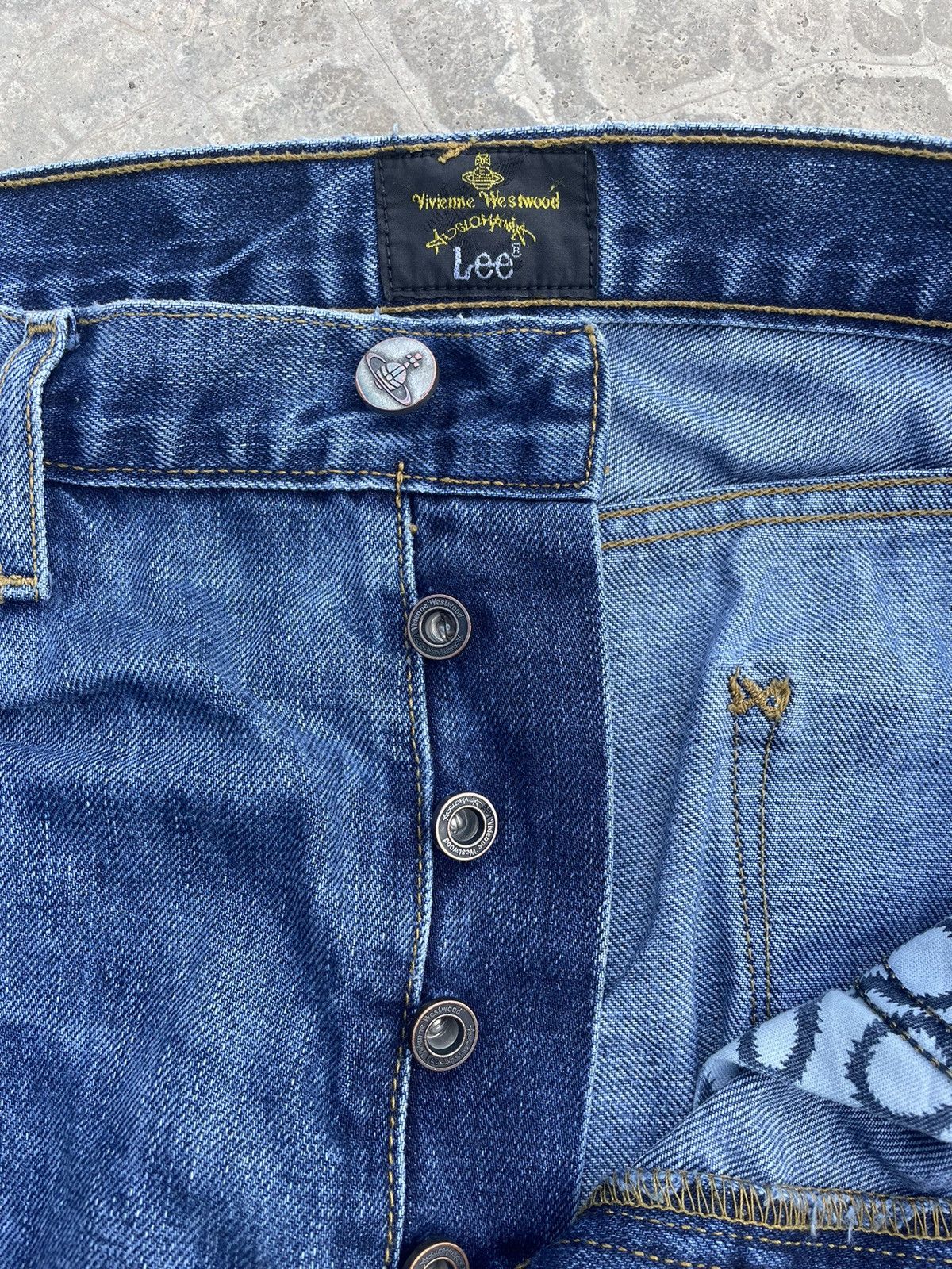 Lee × Vivienne Westwood Vivienne Westwood Lee Anglomania Jeans Size US 33 - 4 Thumbnail